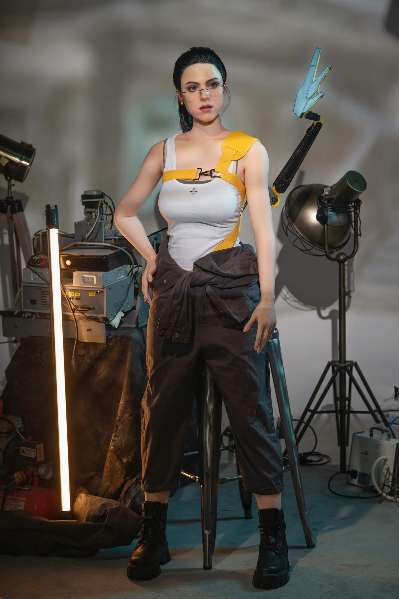 Mama - 168cm D-Cup GameLady Silicone Sex Doll from Death Stranding Anmodolls GameLady