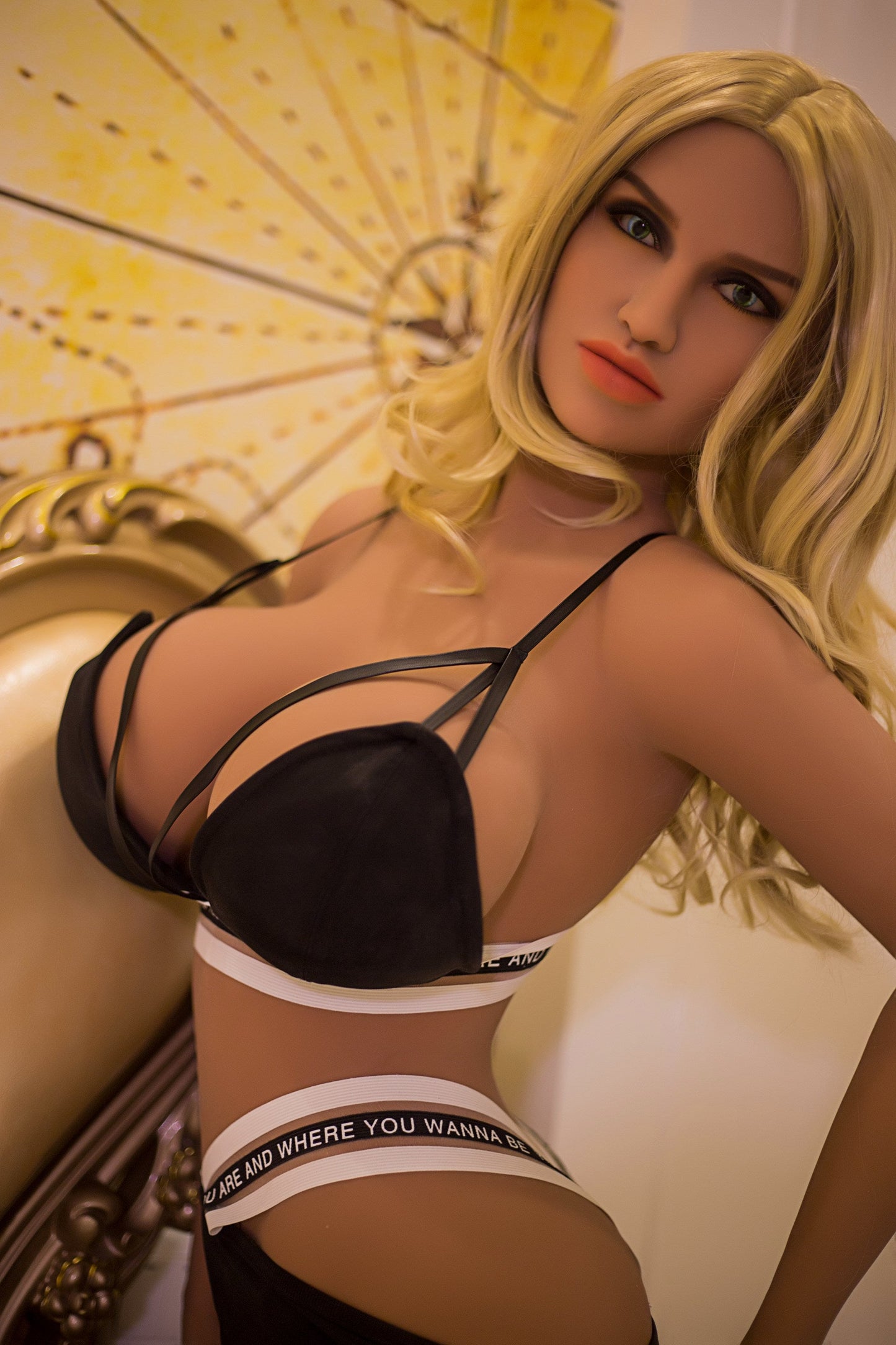 Hot Blonde Sex Doll: Amari, 150cm G Cup, Medium Butt, and Bikini-Clad Anmodolls JS Dolls
