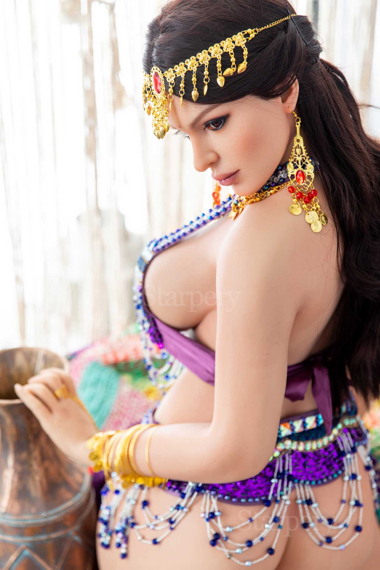 Arabian Temptation: Mavis - 165cm Starpery Sex Doll with G Cup Breasts & Big Round Butt Anmodolls Starpery