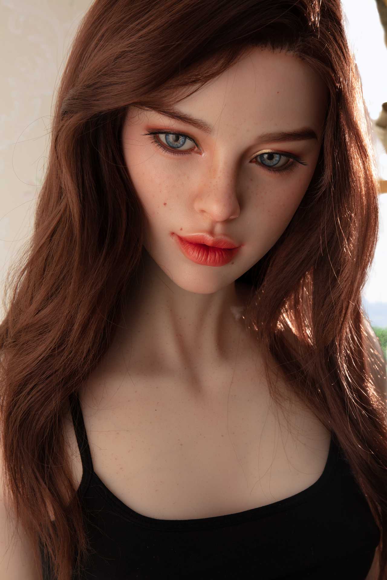 Tamsin: 171cm Starpery Sex Doll with Small A Cup Breasts and Hot Freckled Face Anmodolls Starpery