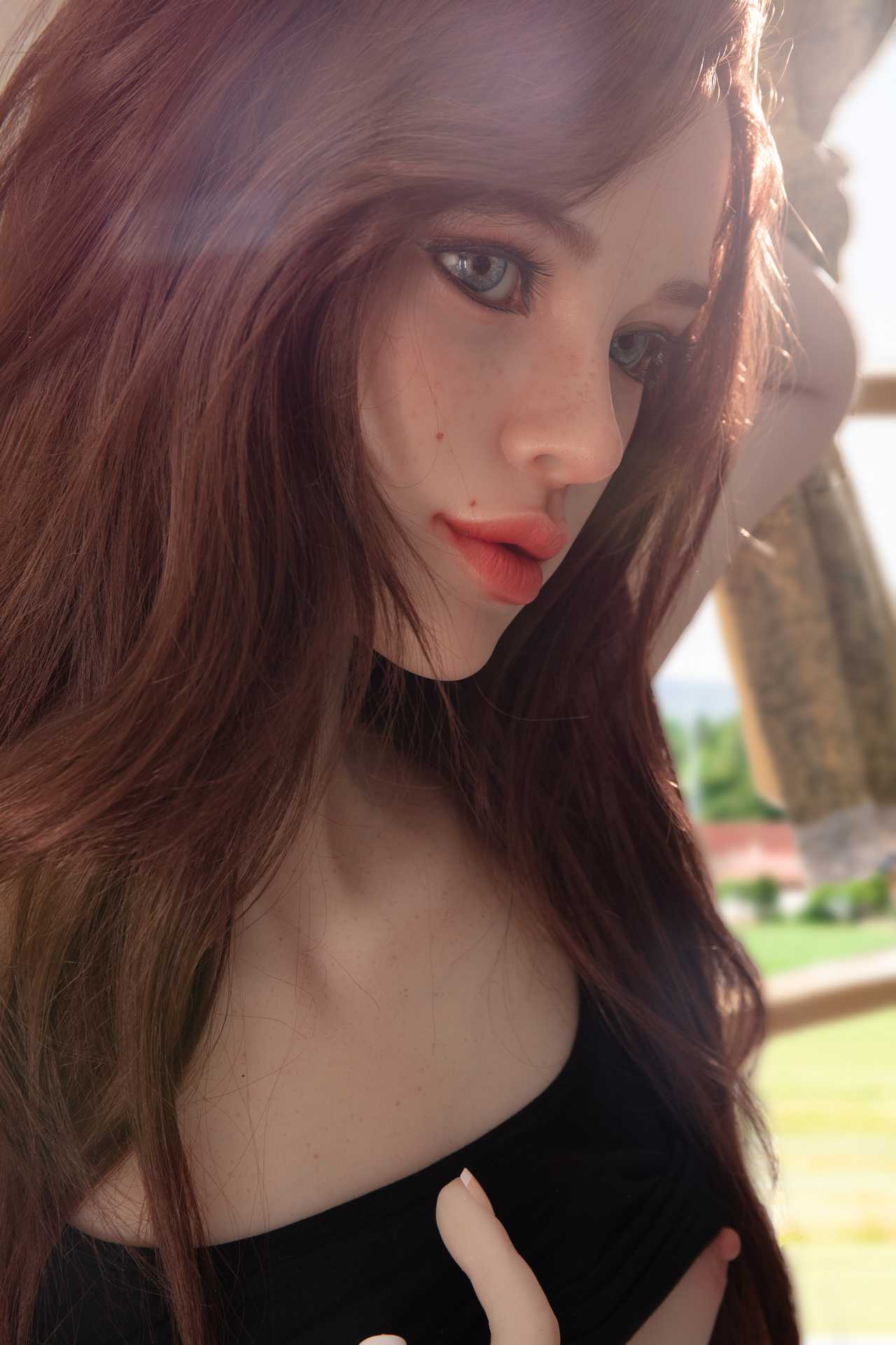 Tamsin: 171cm Starpery Sex Doll with Small A Cup Breasts and Hot Freckled Face Anmodolls Starpery