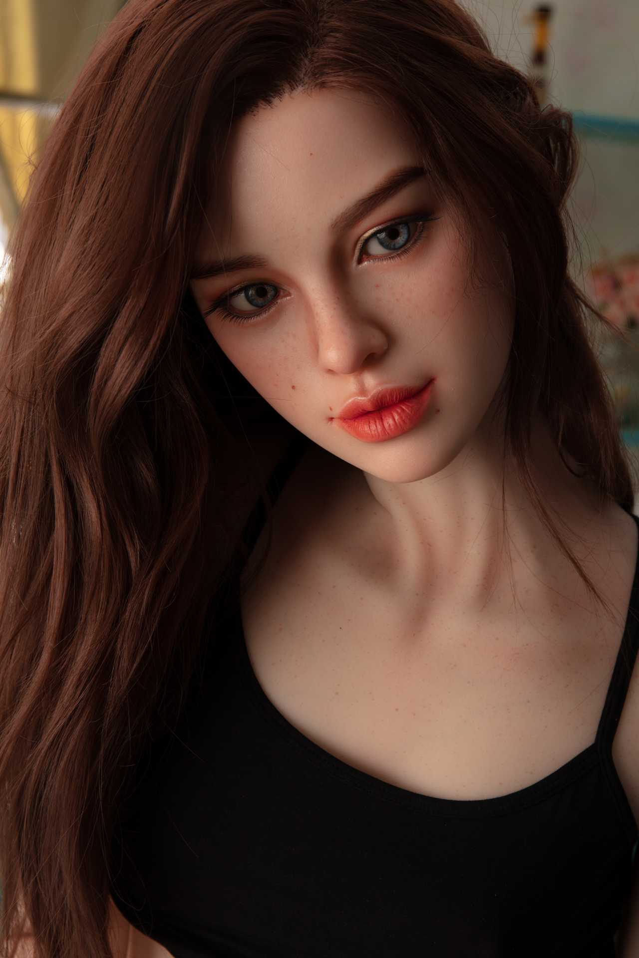 Tamsin: 171cm Starpery Sex Doll with Small A Cup Breasts and Hot Freckled Face Anmodolls Starpery