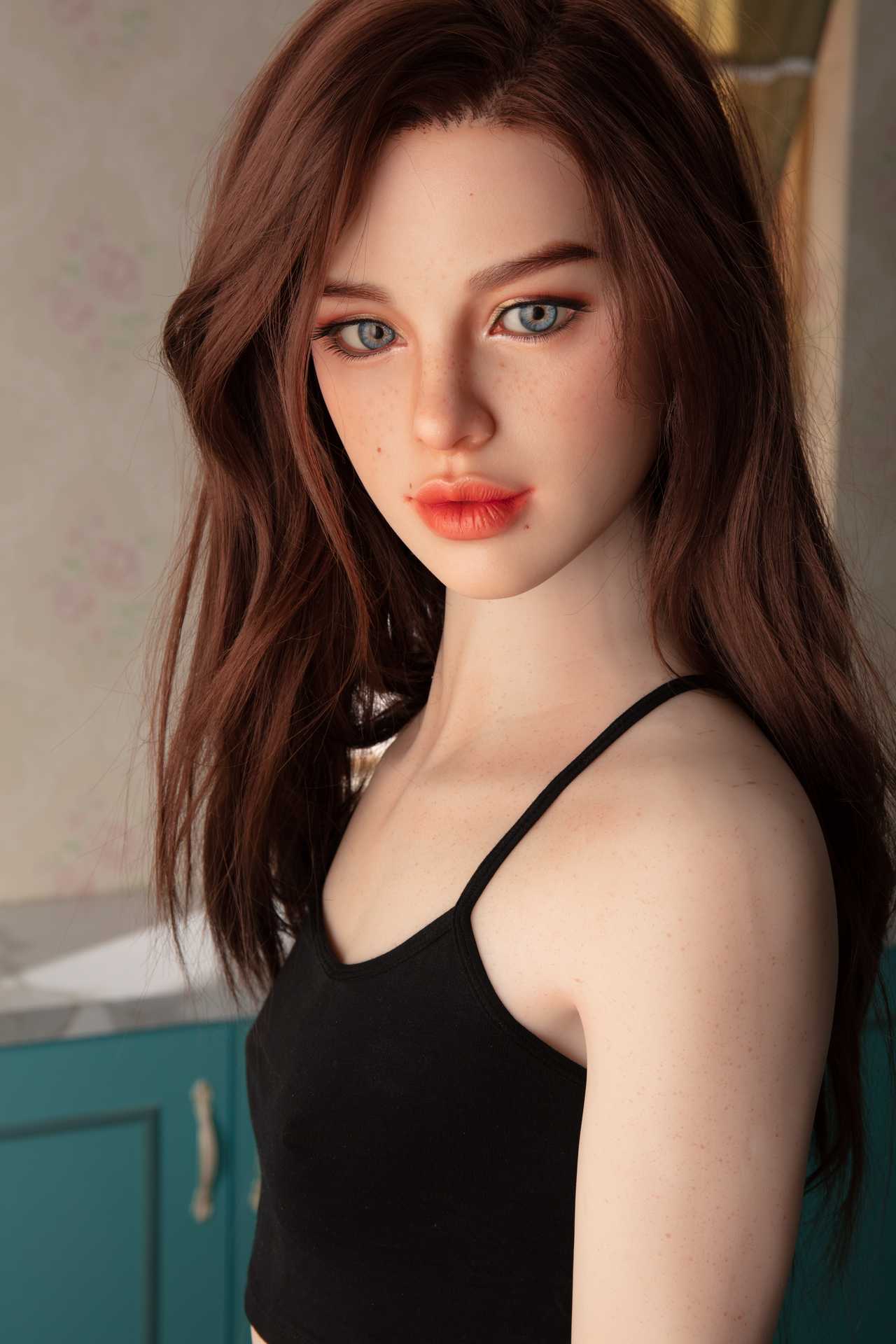 Tamsin: 171cm Starpery Sex Doll with Small A Cup Breasts and Hot Freckled Face Anmodolls Starpery