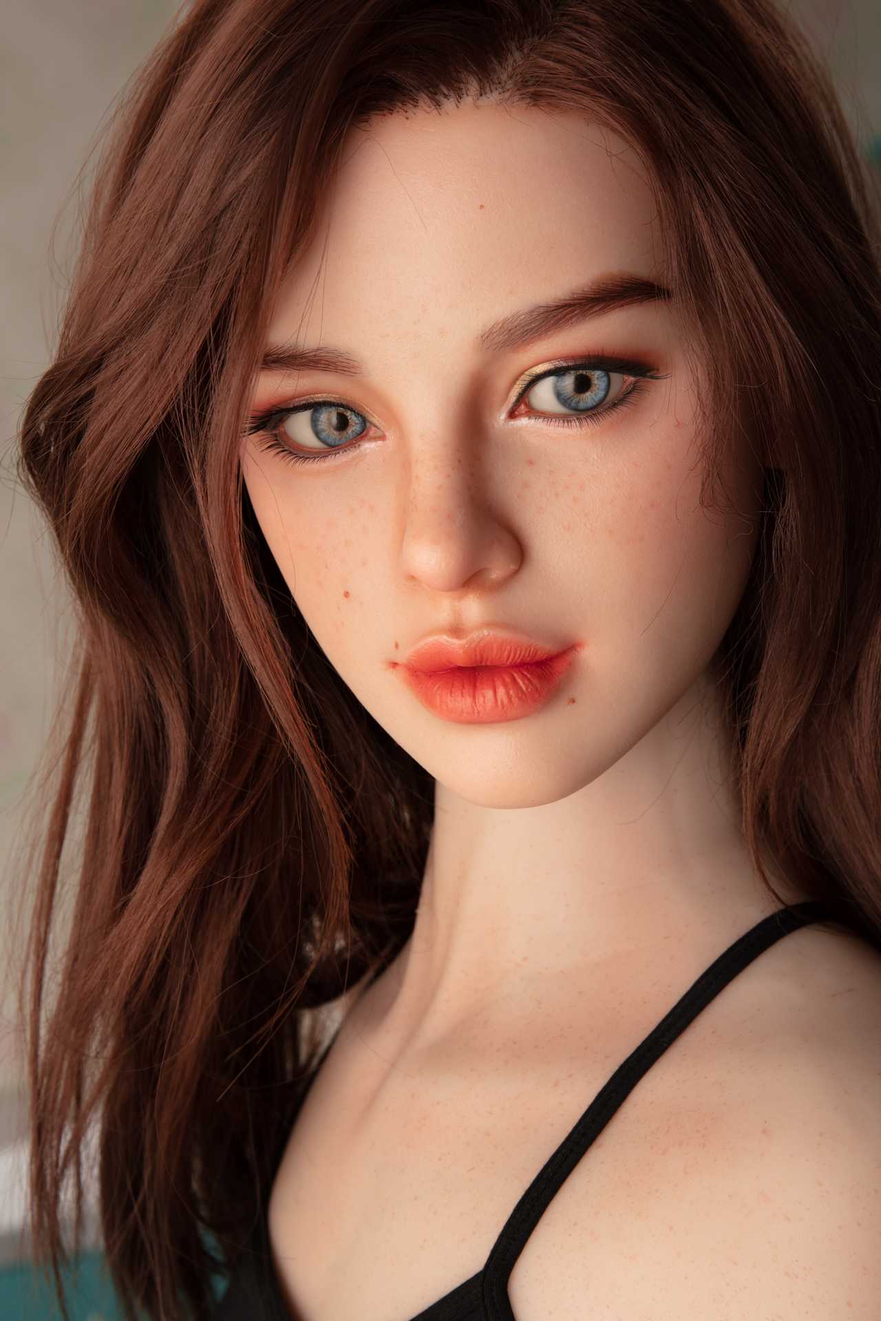 Tamsin: 171cm Starpery Sex Doll with Small A Cup Breasts and Hot Freckled Face Anmodolls Starpery