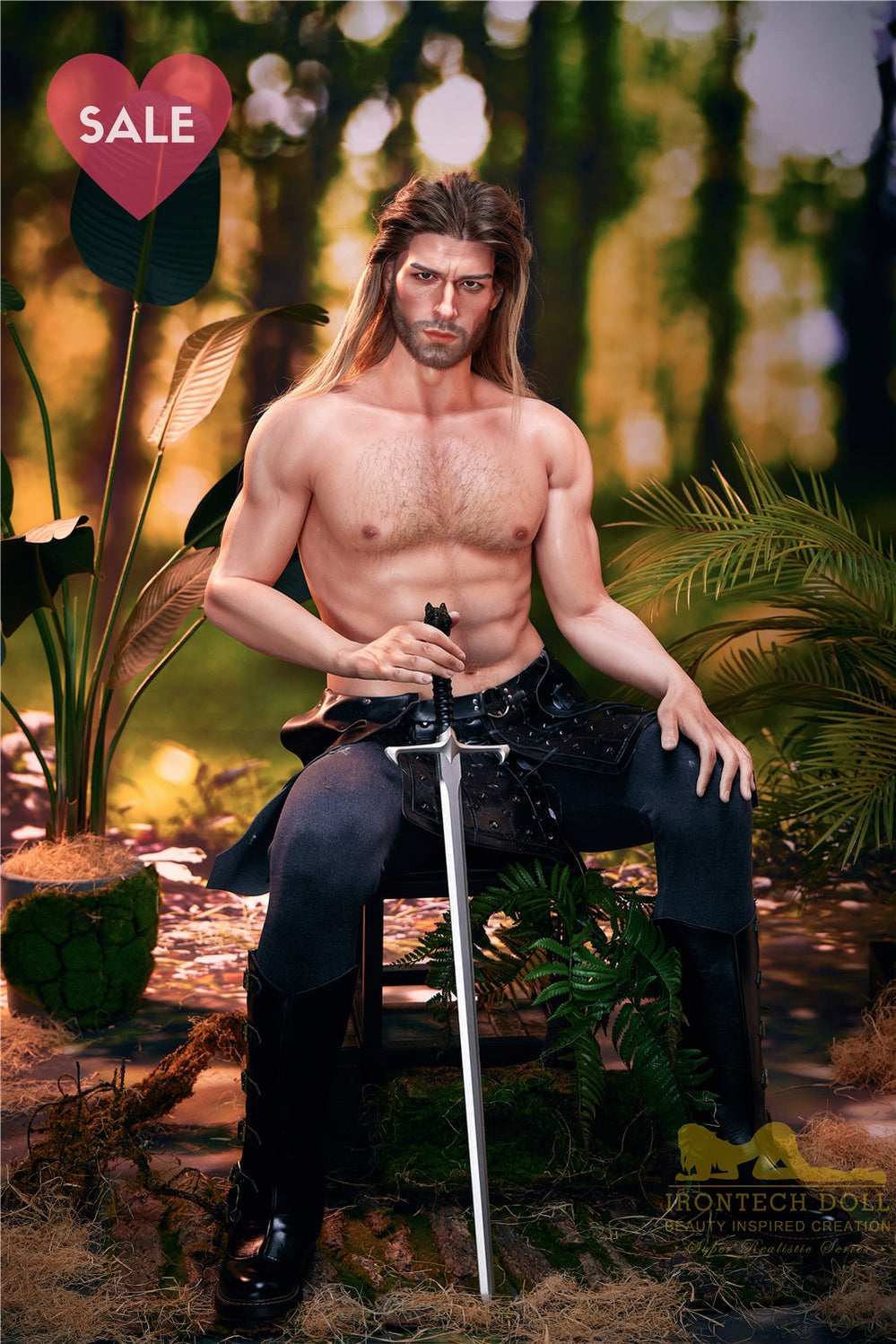 Irontech 176cm Silicone Male - durable sex doll, high-quality love doll - Thomas - High-Quality Image of Irontech 176cm Silicone Male