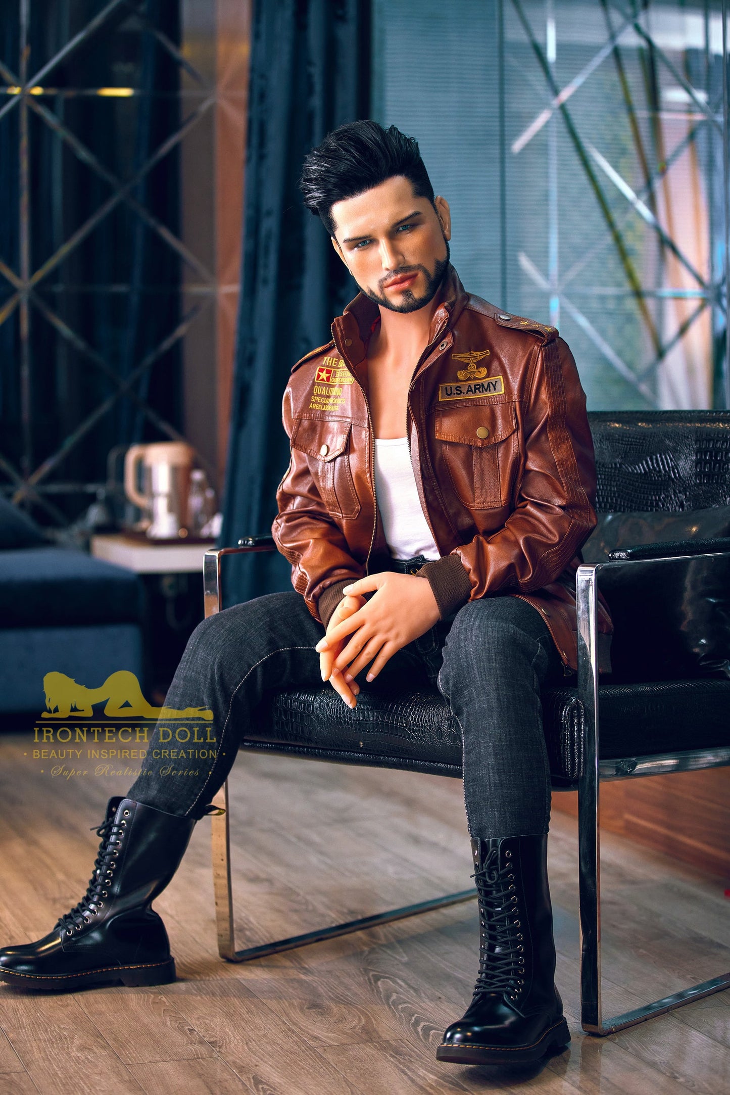 Irontech 162cm Hybrid Male - USA sex doll, best love dolls - Kelvin - High-Quality Image of Irontech 162cm Hybrid Male