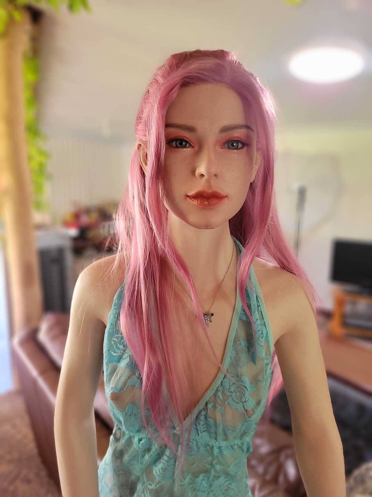 Maud: Sensual Pink-Haired Teen - A Cup Breasts Anmodolls Starpery