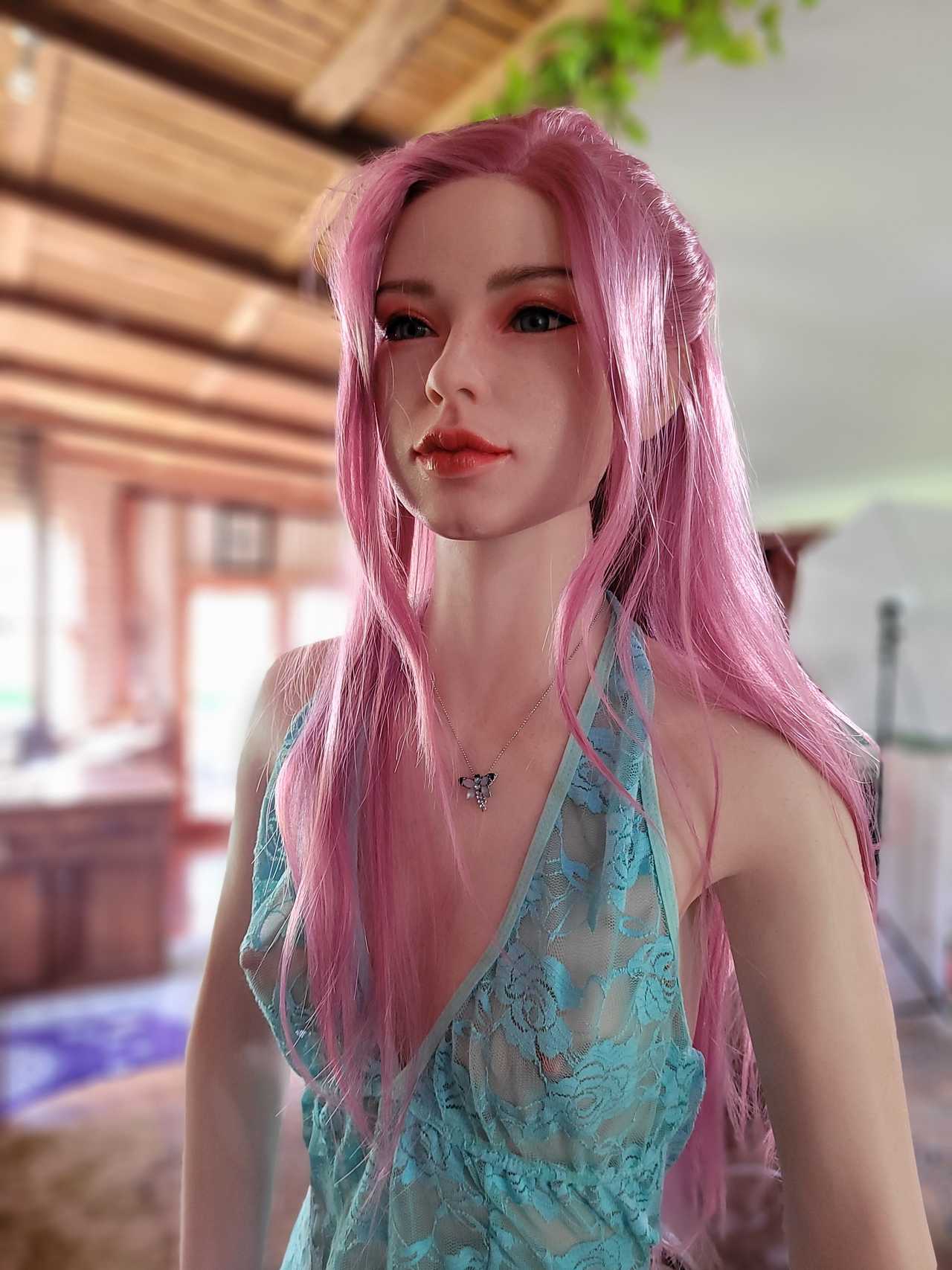 Maud: Sensual Pink-Haired Teen - A Cup Breasts Anmodolls Starpery