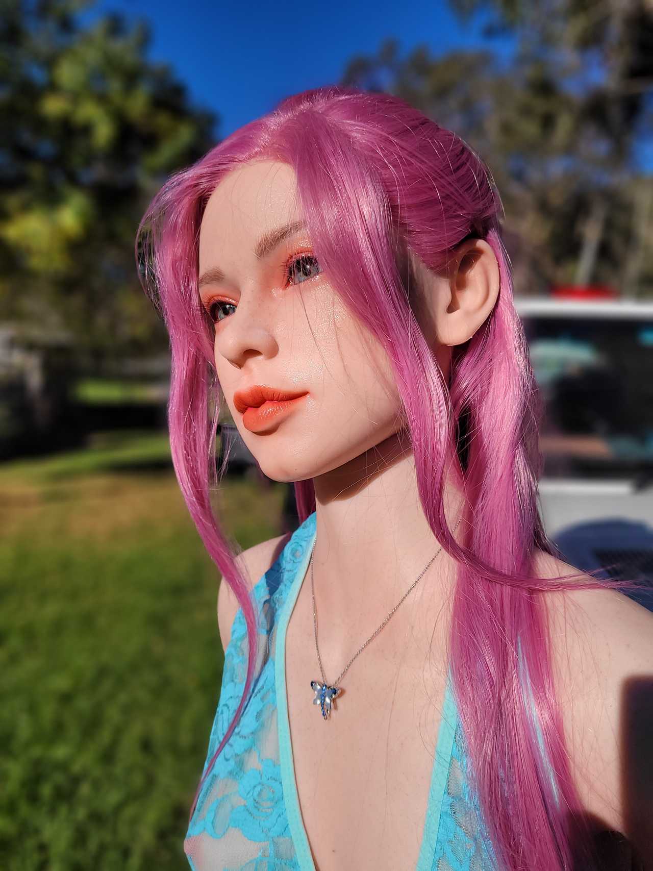 Maud: Sensual Pink-Haired Teen - A Cup Breasts Anmodolls Starpery