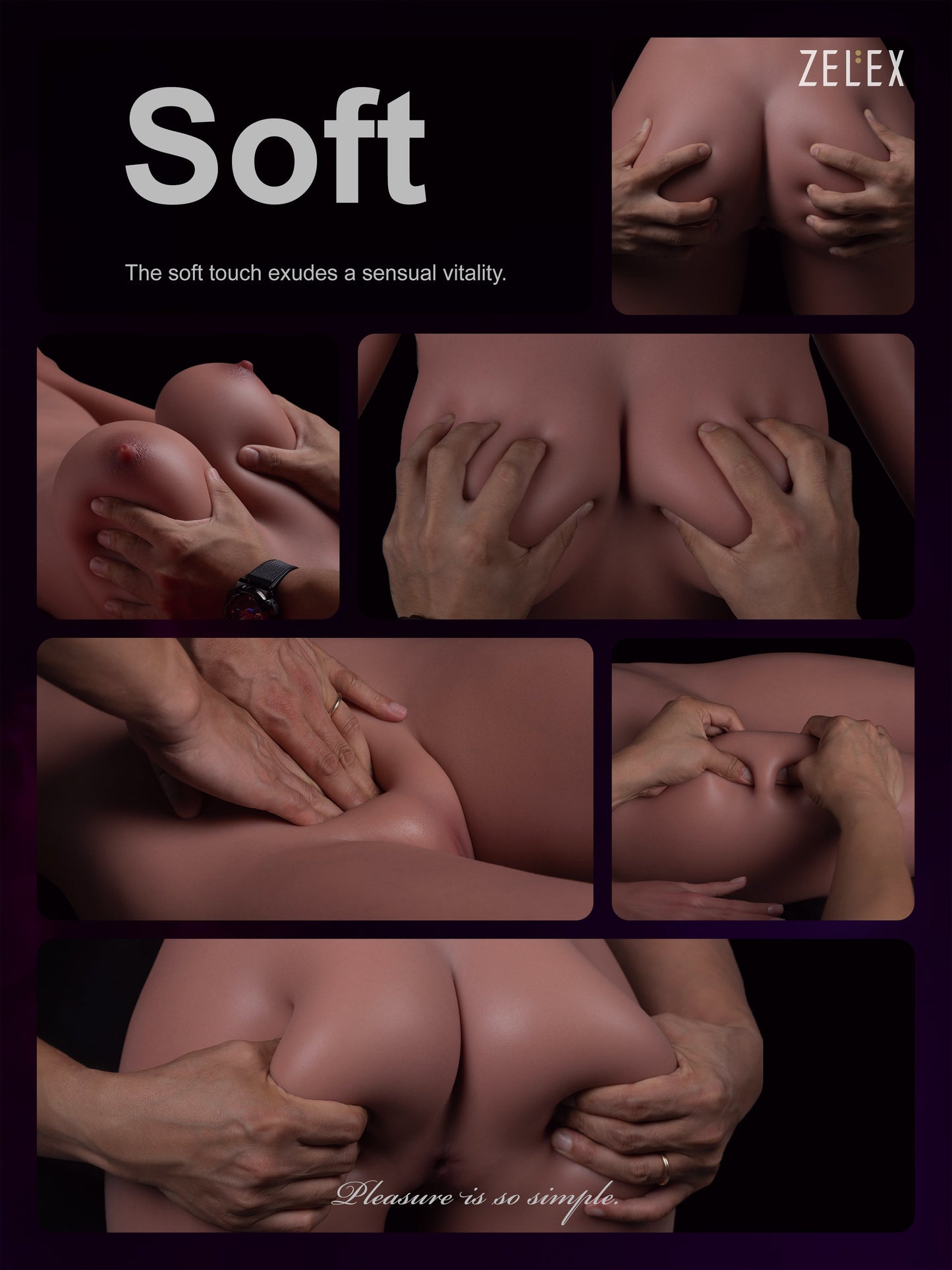 Image of zelex-zx166k-head-zxe203_2, a high-quality and realistic sex doll by Anmodolls Zelex