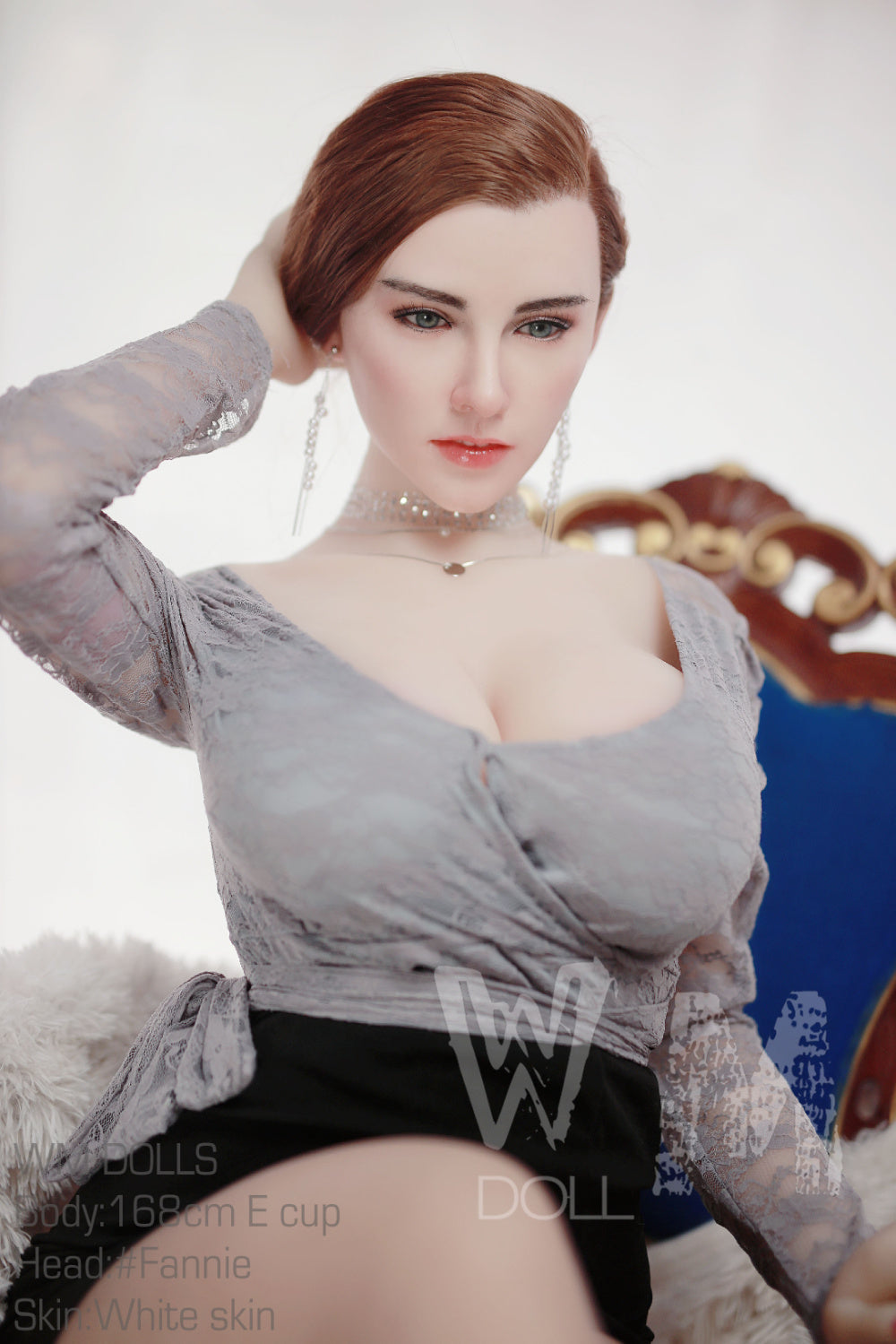 fannie-silicone-head-wm-168-e - High-quality realistic doll, USA love doll, Europe sex dolls