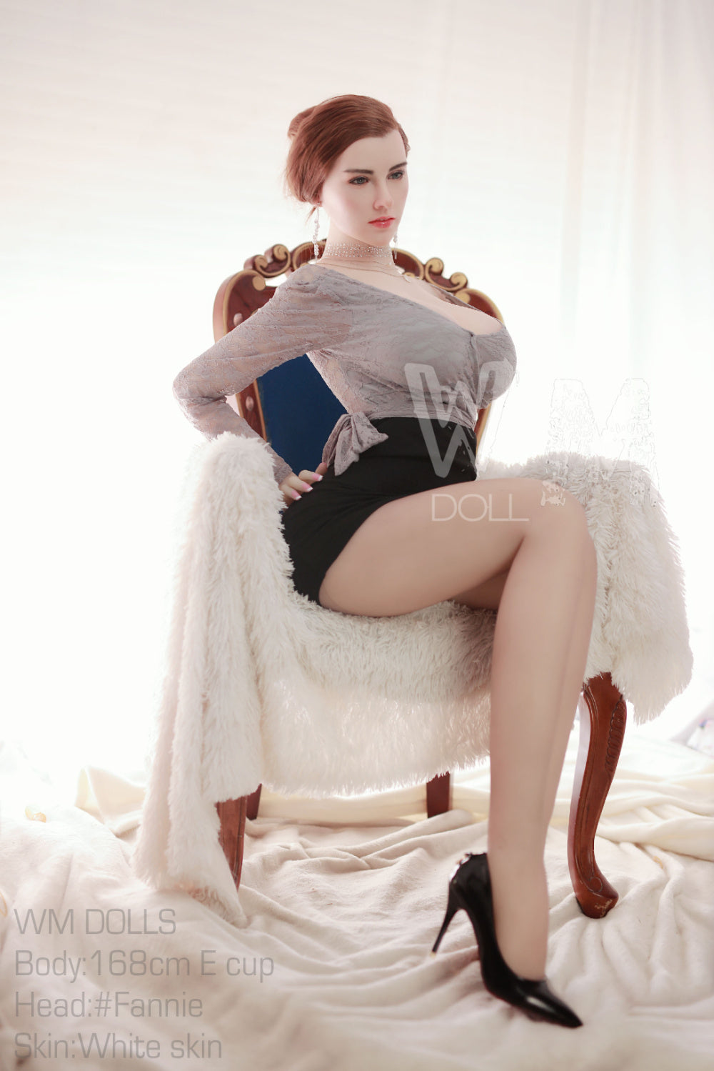 fannie-silicone-head-wm-168-e - High-quality realistic doll, USA love doll, Europe sex dolls