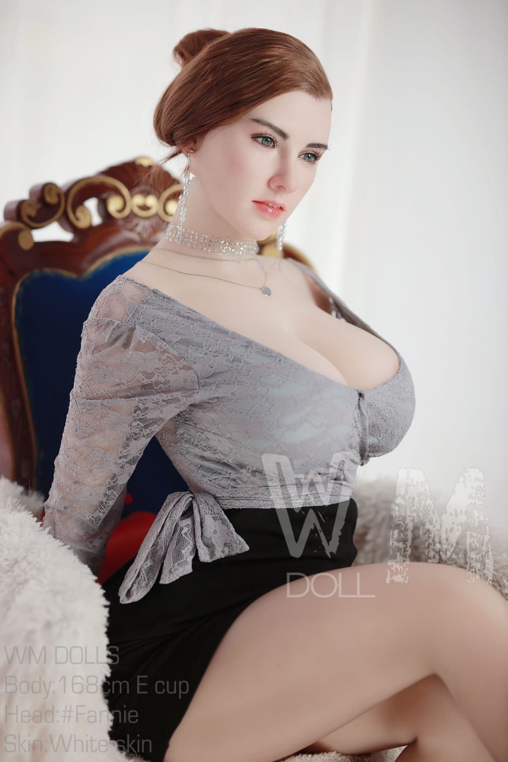 fannie-silicone-head-wm-168-e - High-quality realistic doll, USA love doll, Europe sex dolls