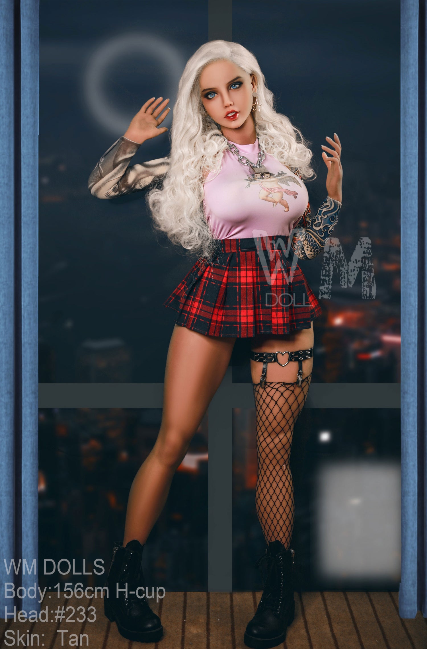 wm-156cm-233-blondie - High-quality realistic doll, USA love doll, Europe sex dolls