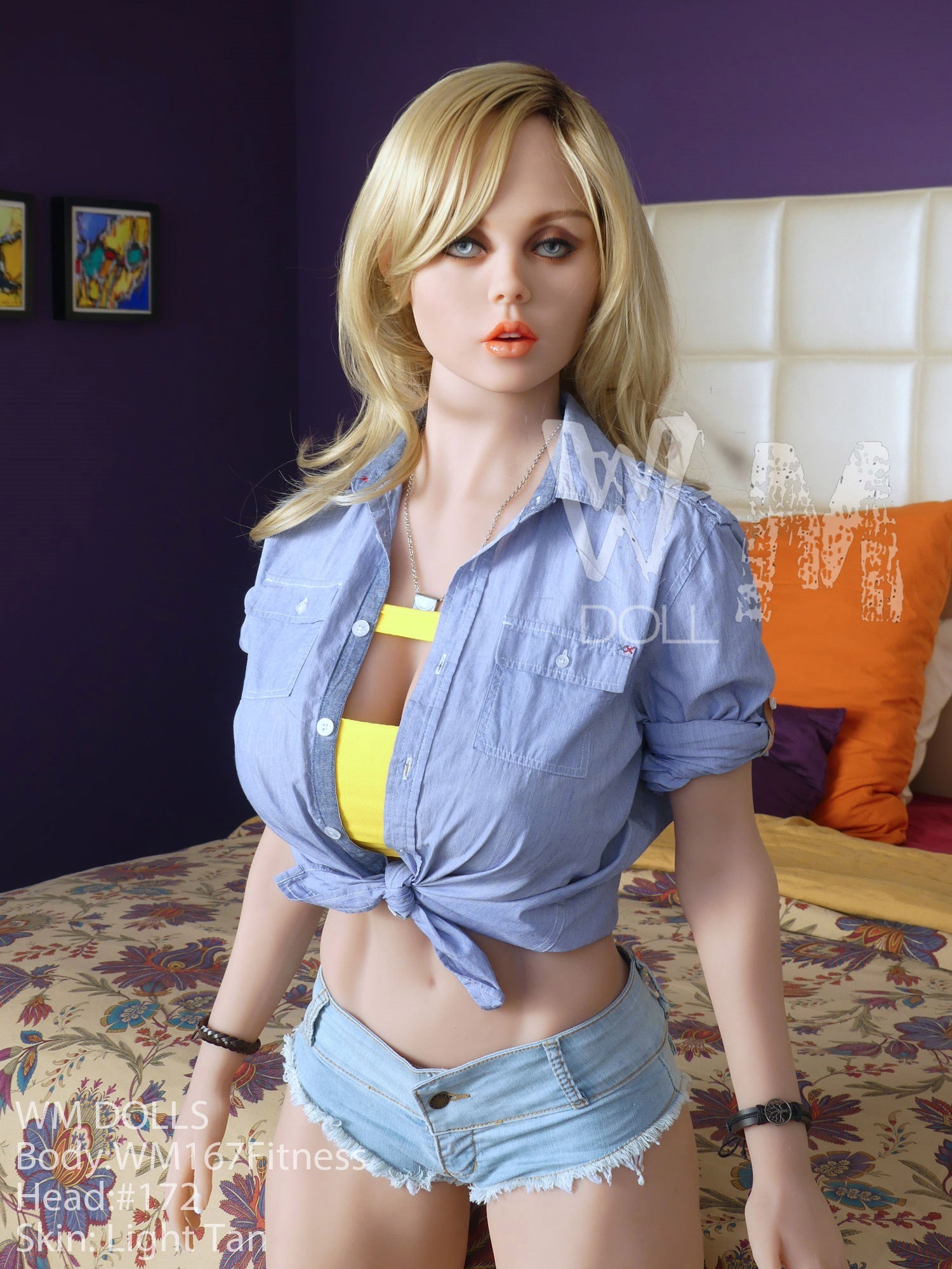 wm-167-h-all-american-girl-sandy - High-quality realistic doll, USA love doll, Europe sex dolls