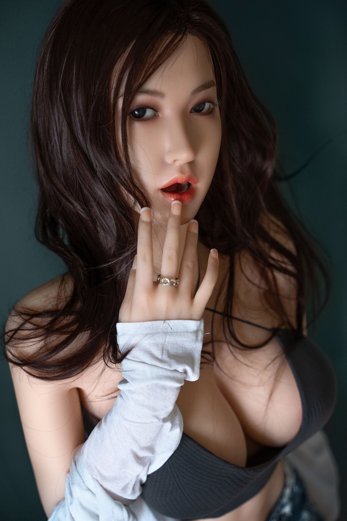 #545 G-Cup 160cm Deep Throat Silicone Doll by OrangeIn: A lifelike companion designed for realism and quality. Perfect choice for those seeking an intimate companion.