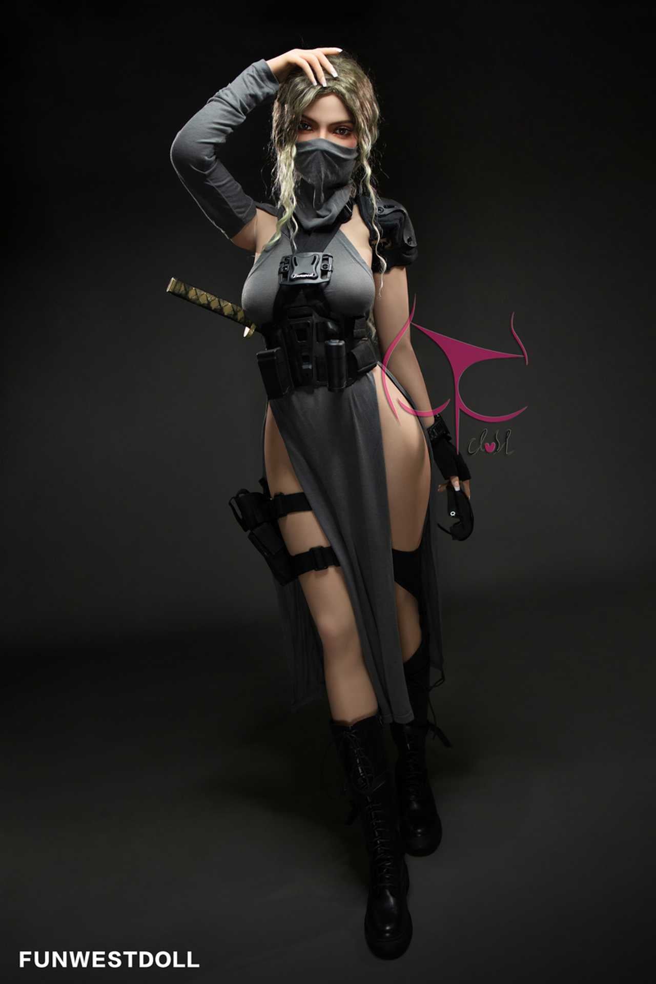 Funwest Sex Doll Zuri: 155cm Sexy Teen SWAT Team Girl with F-Cup Breasts Anmodolls Funwest