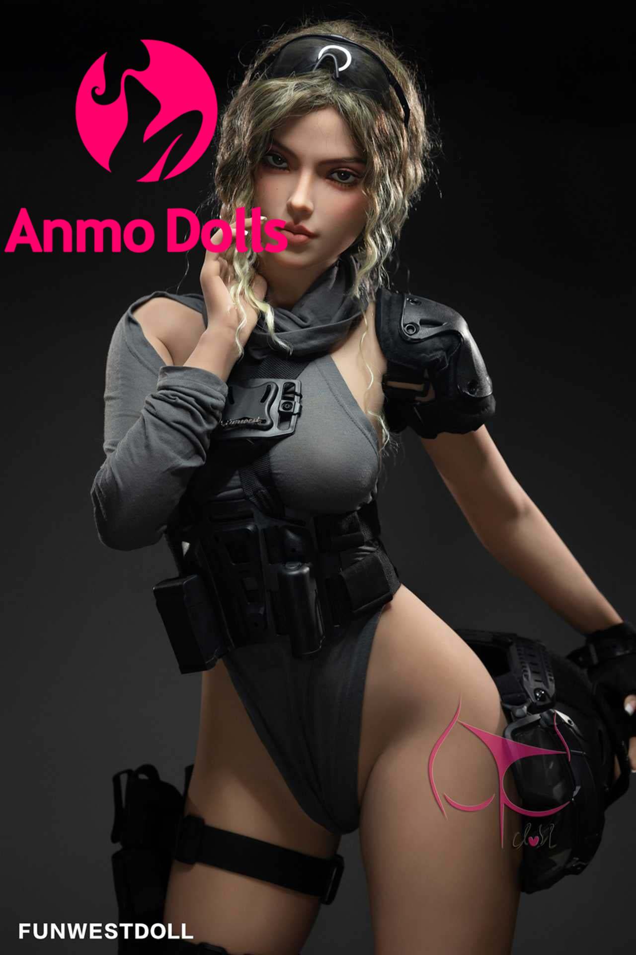 Funwest Sex Doll Zuri: 155cm Sexy Teen SWAT Team Girl with F-Cup Breasts Anmodolls Funwest