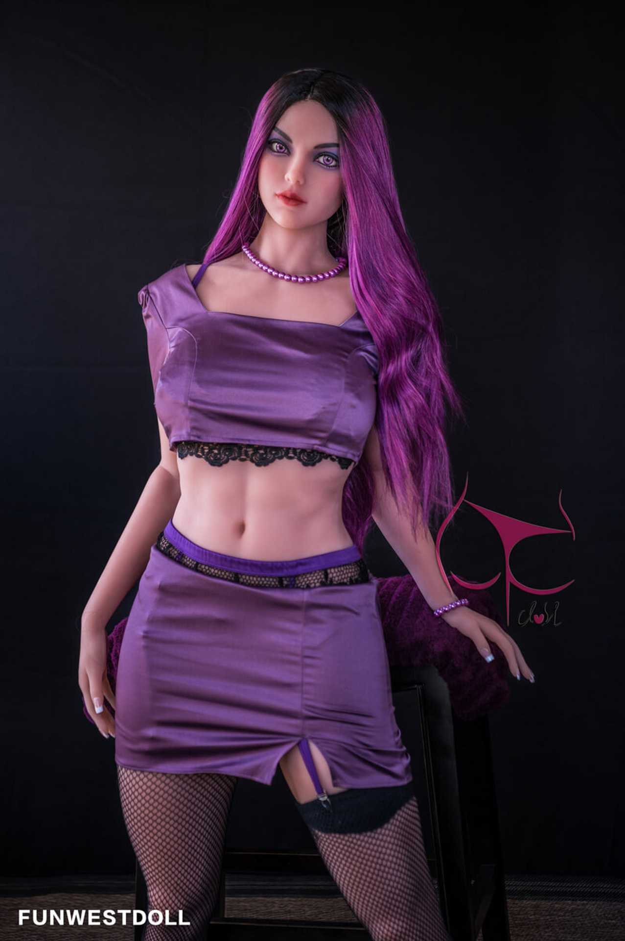 Jeanette: The Ultimate Funwest Sex Doll, a Hot and Naughty Purple-haired Beauty Anmodolls Funwest