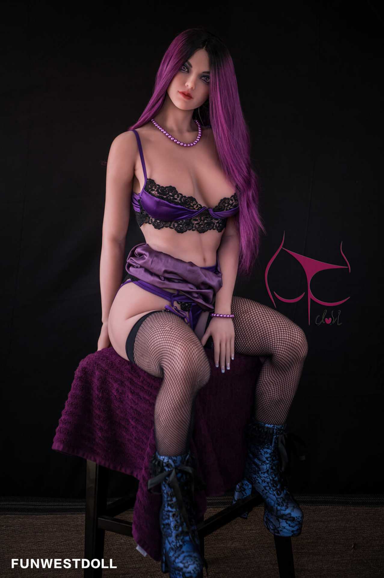 Jeanette: The Ultimate Funwest Sex Doll, a Hot and Naughty Purple-haired Beauty Anmodolls Funwest