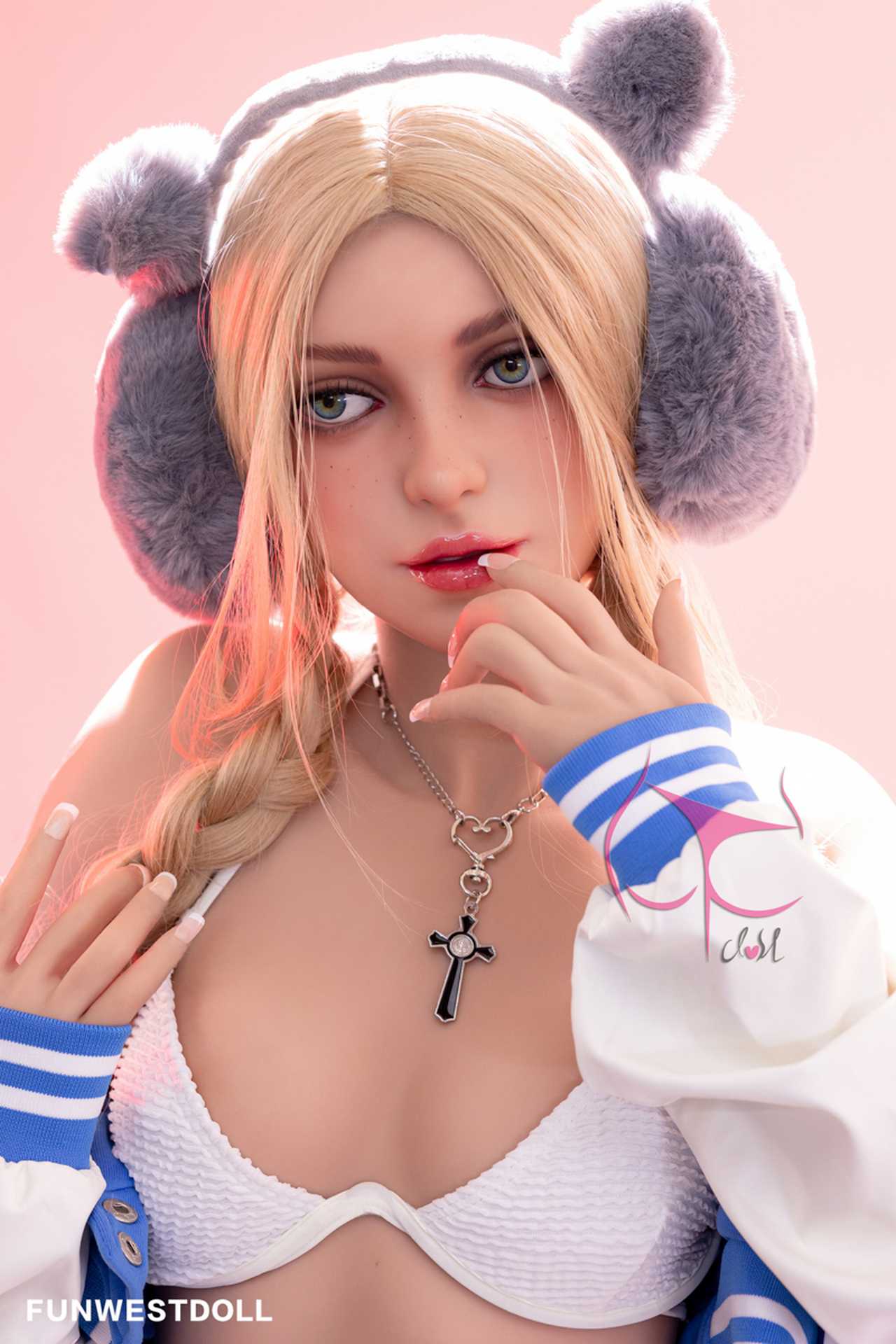 Funwest Luann: 159cm TPE Doll with A-Cup Breasts, Hot Body, and Blue Training Outfit Anmodolls Funwest