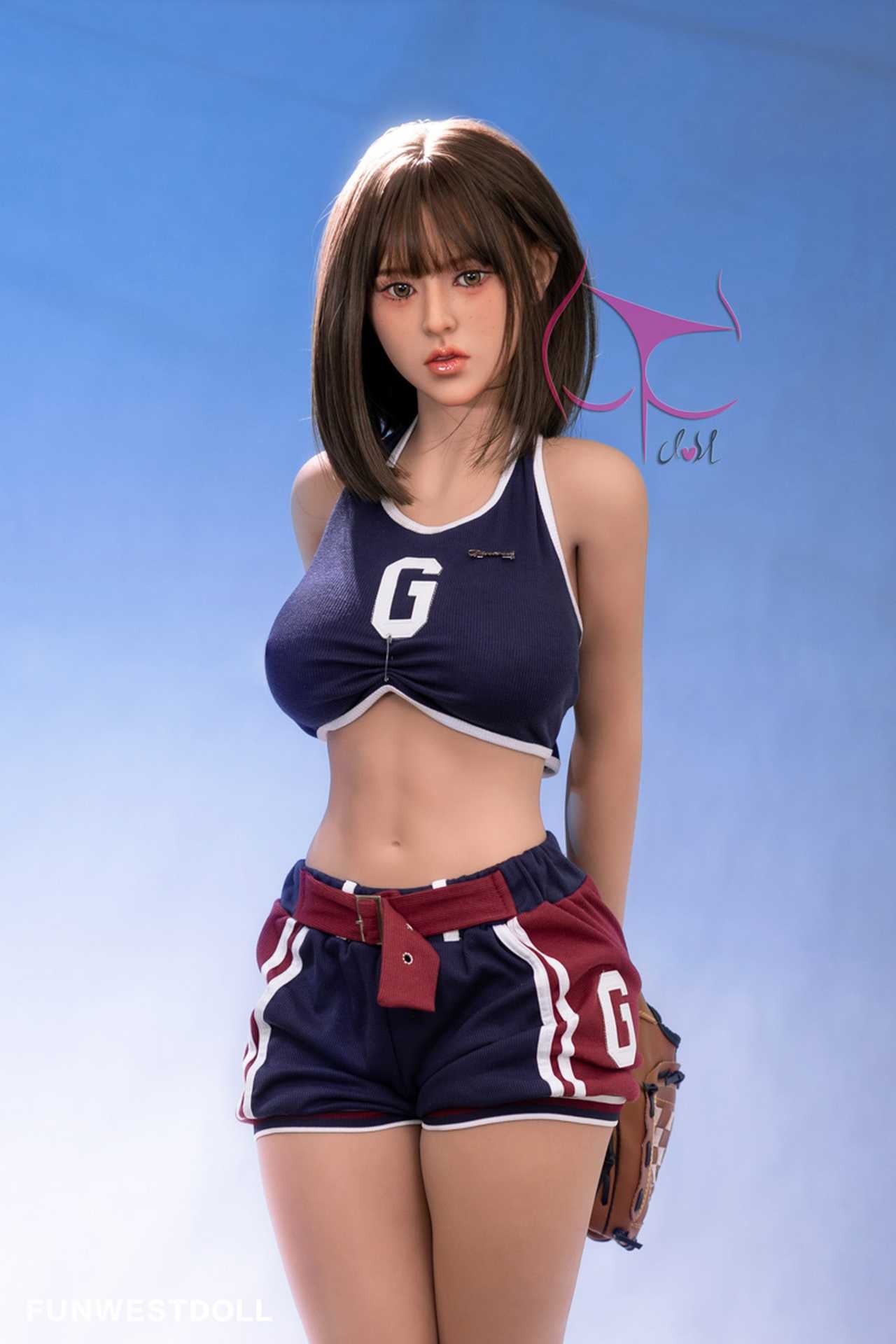 Funwest Ariya: Asian Sex Doll with F-Cup Breasts in Hot Training Outfit Anmodolls Funwest
