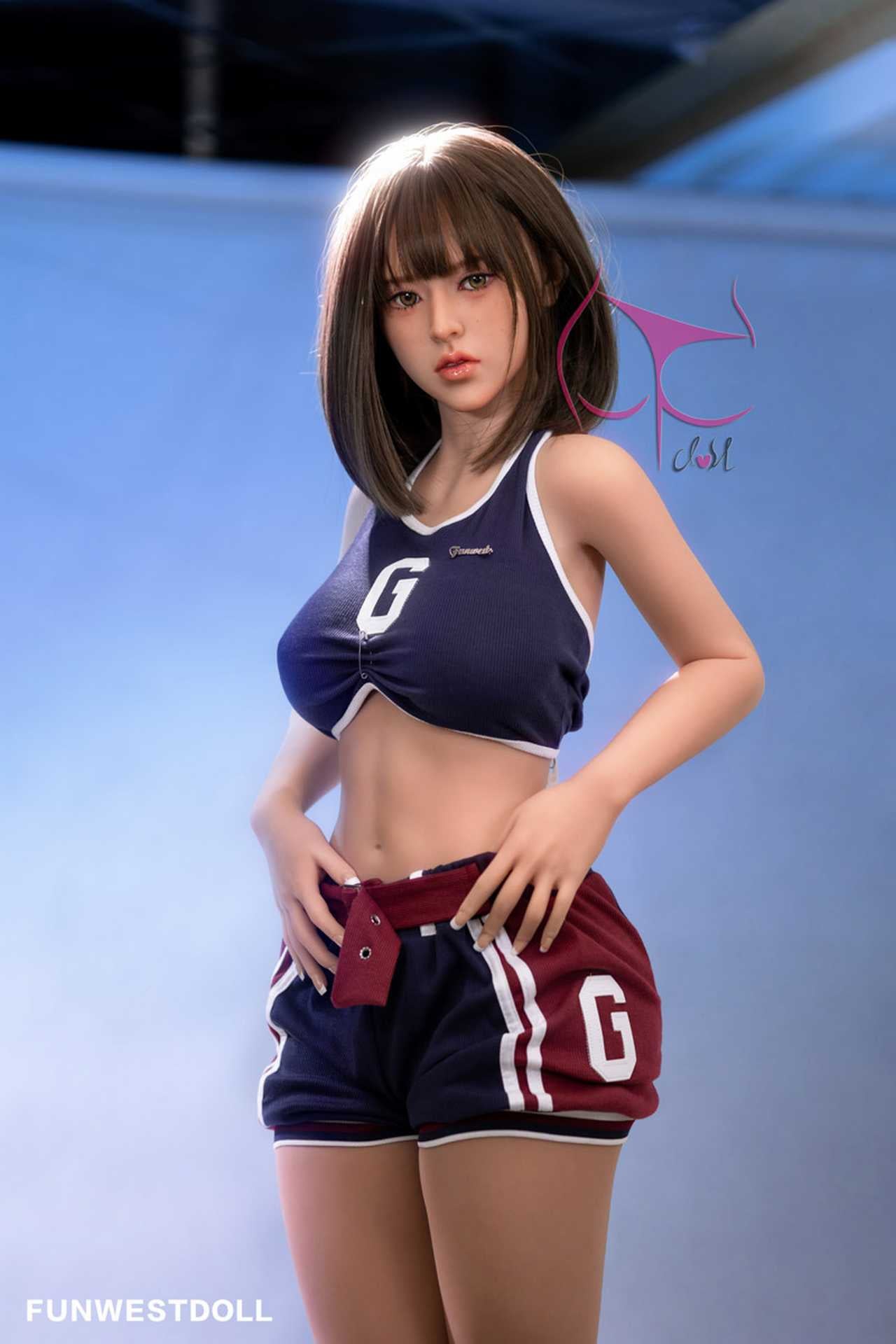 Funwest Ariya: Asian Sex Doll with F-Cup Breasts in Hot Training Outfit Anmodolls Funwest