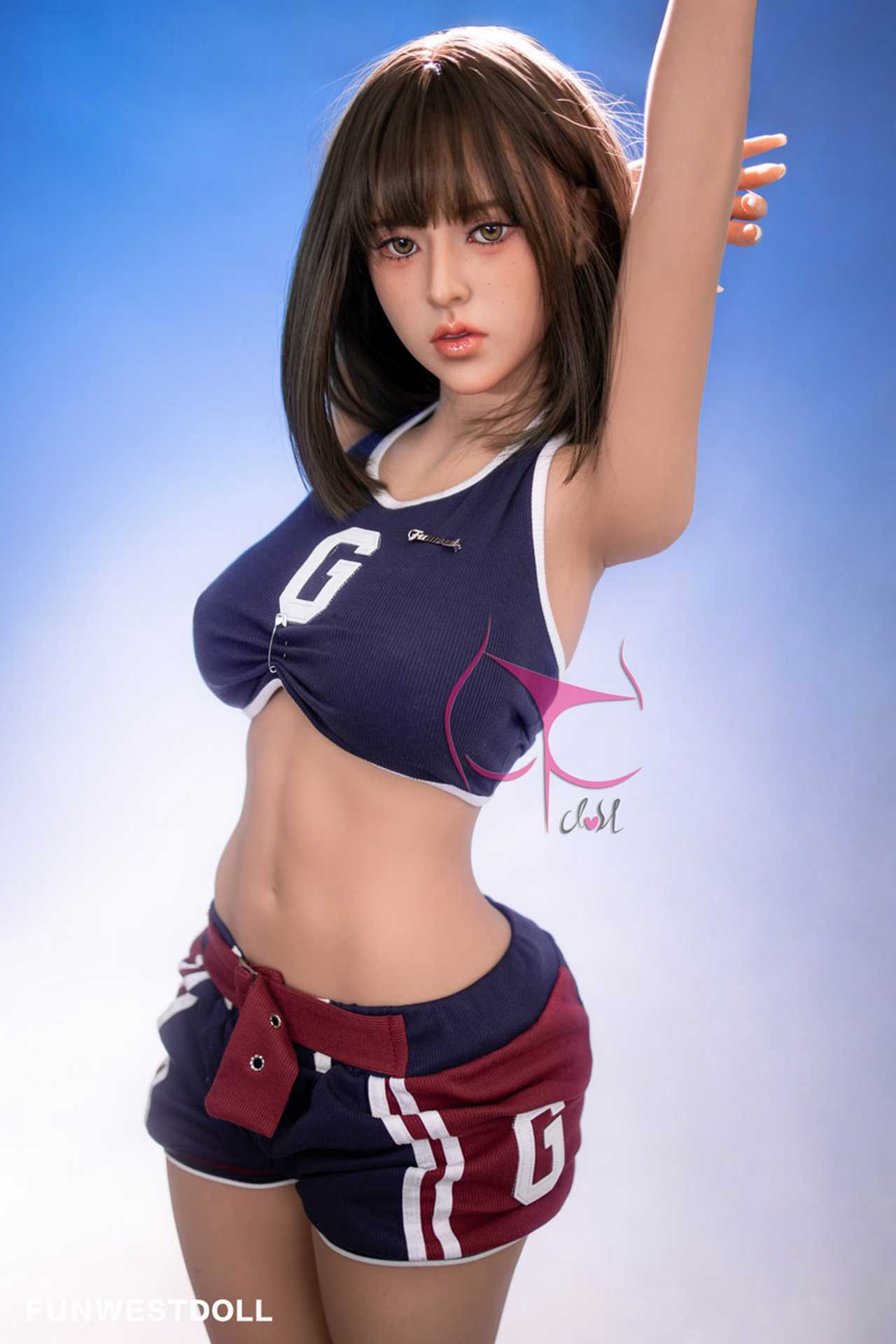 Funwest Ariya: Asian Sex Doll with F-Cup Breasts in Hot Training Outfit Anmodolls Funwest