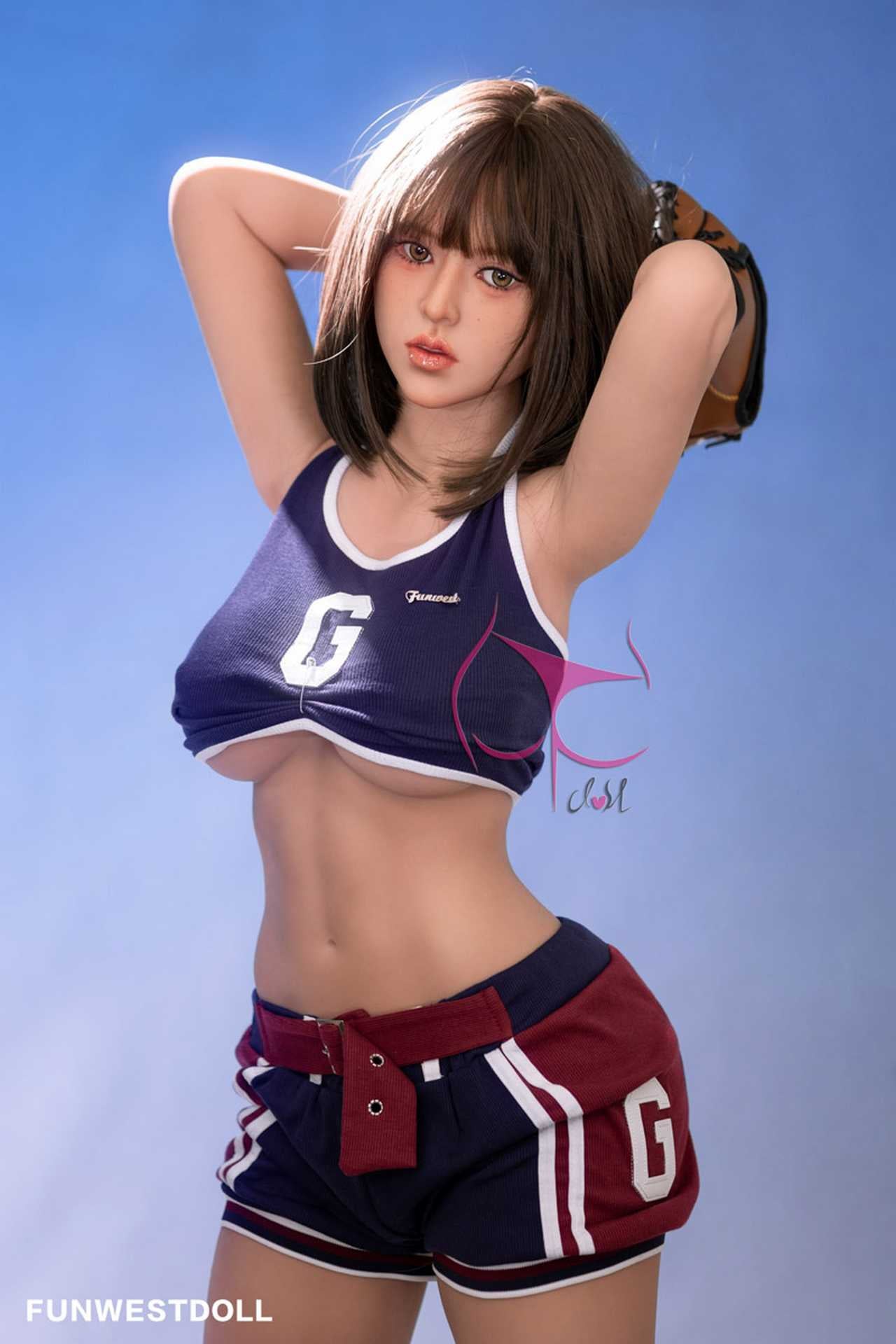 Funwest Ariya: Asian Sex Doll with F-Cup Breasts in Hot Training Outfit Anmodolls Funwest
