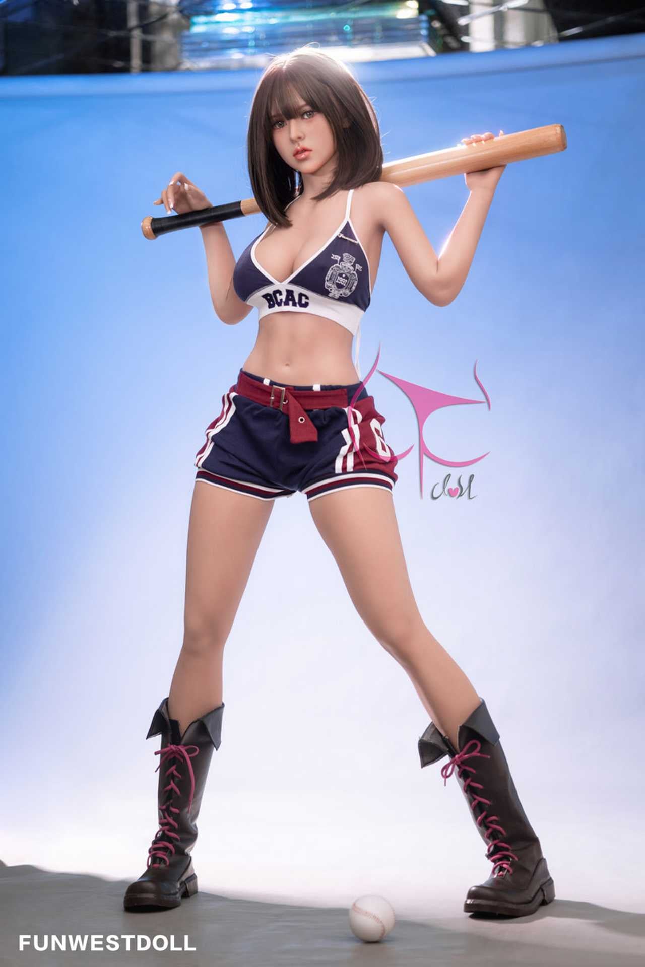 Funwest Ariya: Asian Sex Doll with F-Cup Breasts in Hot Training Outfit Anmodolls Funwest
