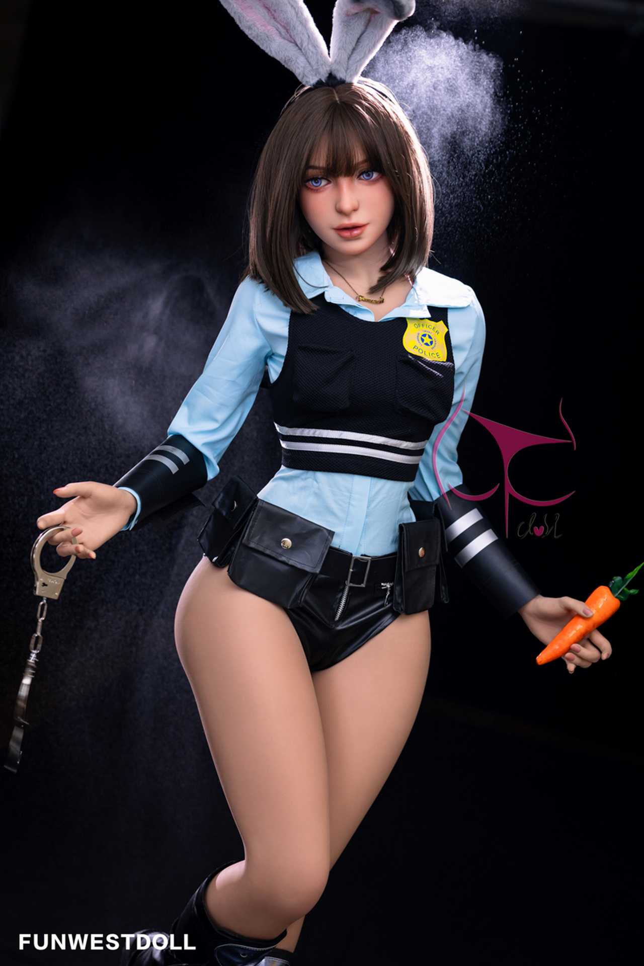 Funwest Marcy: C-Cup Anime Police Hero Anime Teen Doll with TPE Material Anmodolls Funwest