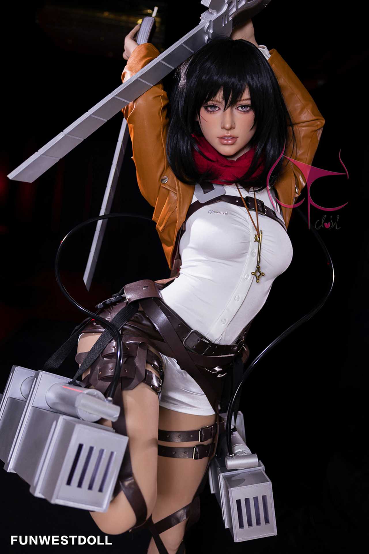 Funwest Emerald: An Anime Fighter Doll with A-Cup Features Anmodolls Funwest