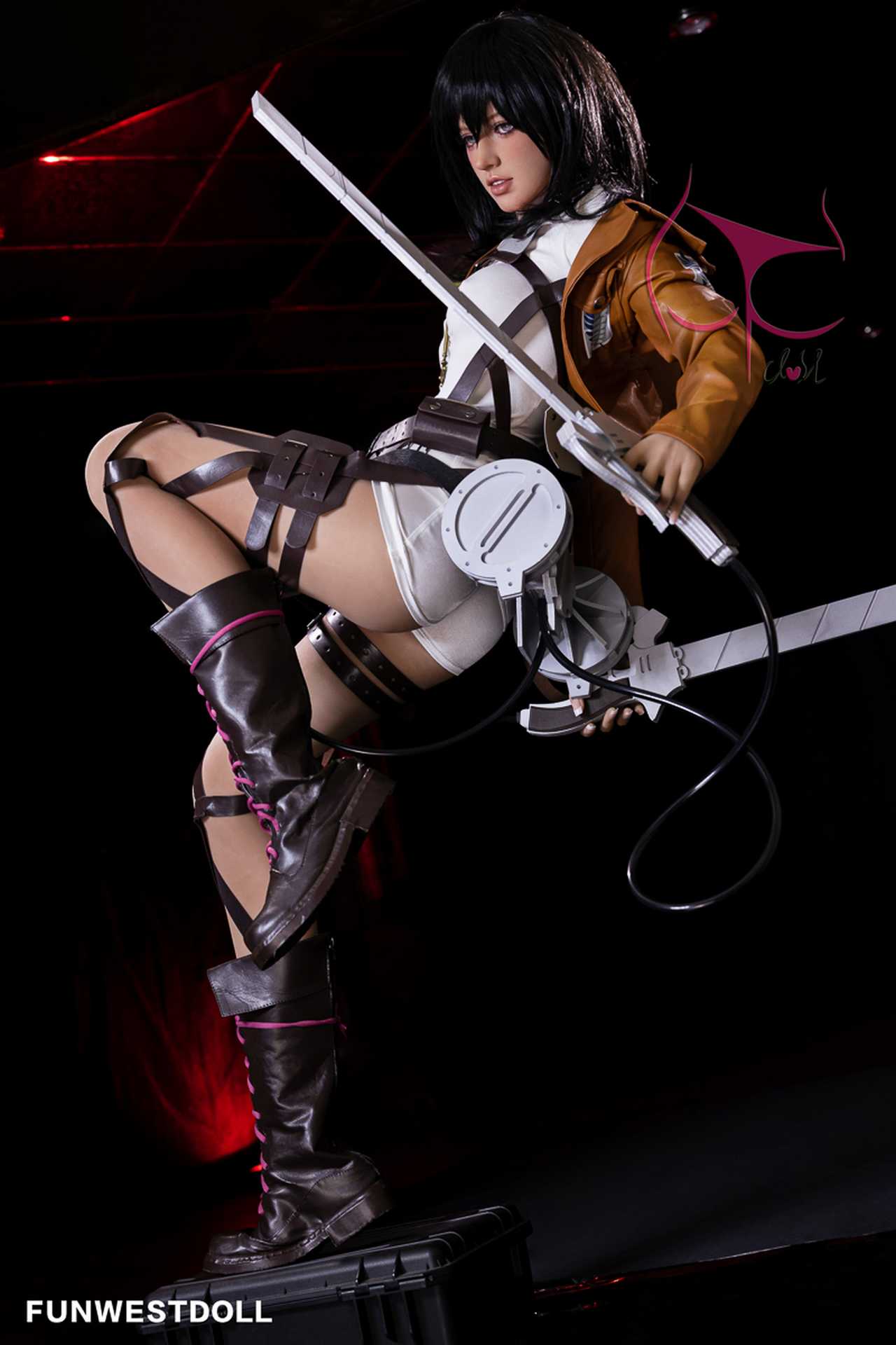 Funwest Emerald: An Anime Fighter Doll with A-Cup Features Anmodolls Funwest