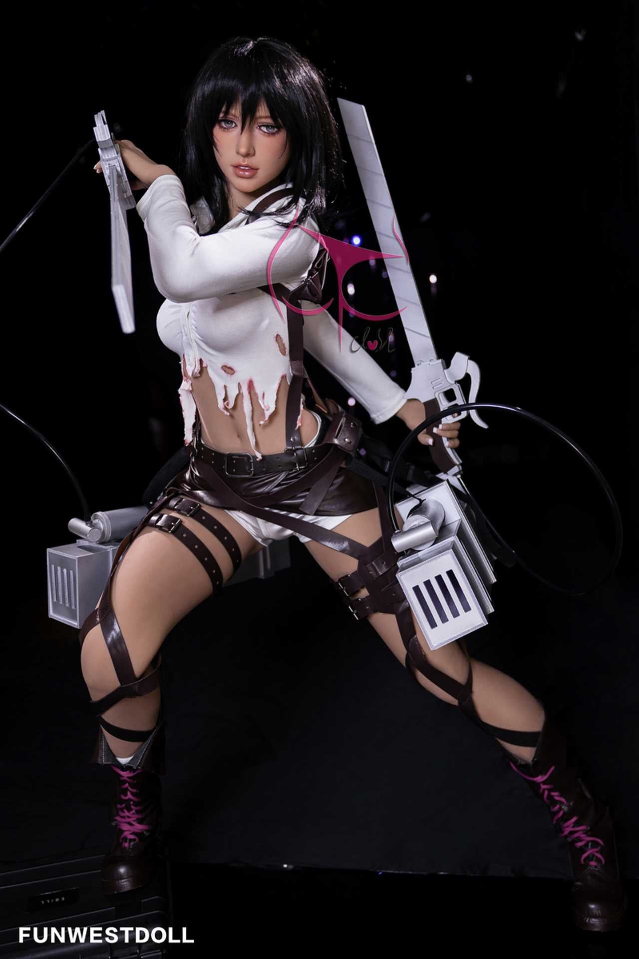 Funwest Emerald: An Anime Fighter Doll with A-Cup Features Anmodolls Funwest