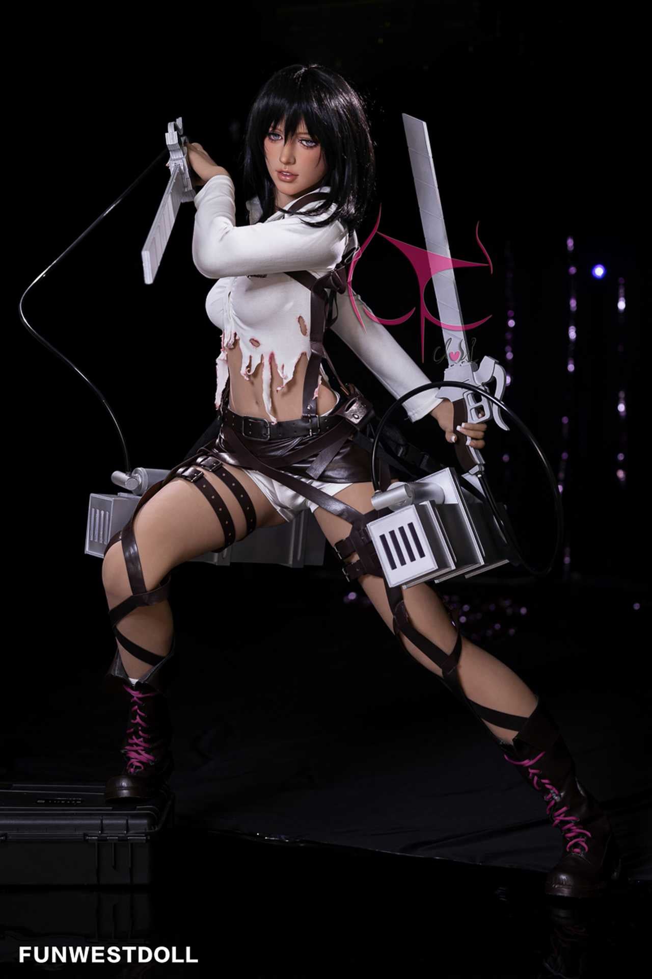 Funwest Emerald: An Anime Fighter Doll with A-Cup Features Anmodolls Funwest