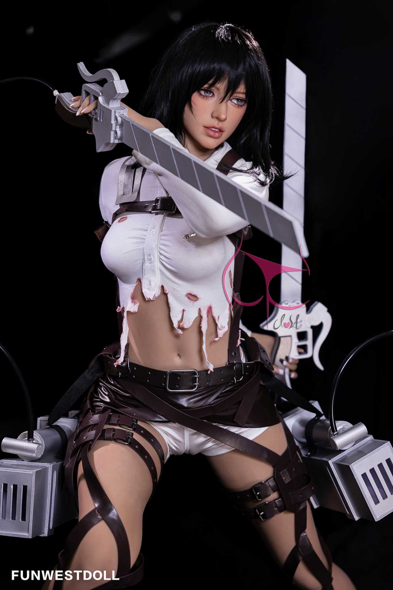 Funwest Emerald: An Anime Fighter Doll with A-Cup Features Anmodolls Funwest