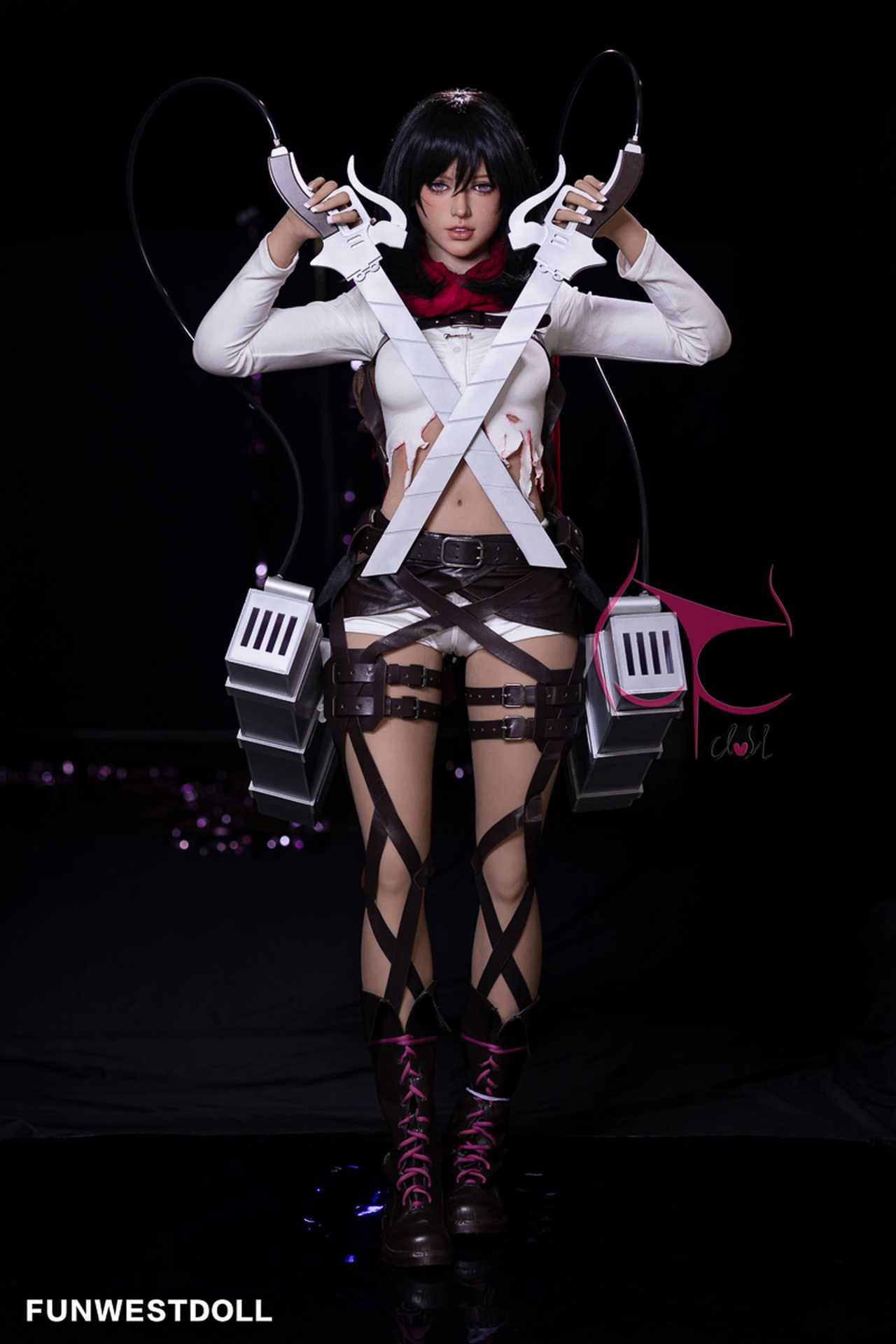Funwest Emerald: An Anime Fighter Doll with A-Cup Features Anmodolls Funwest