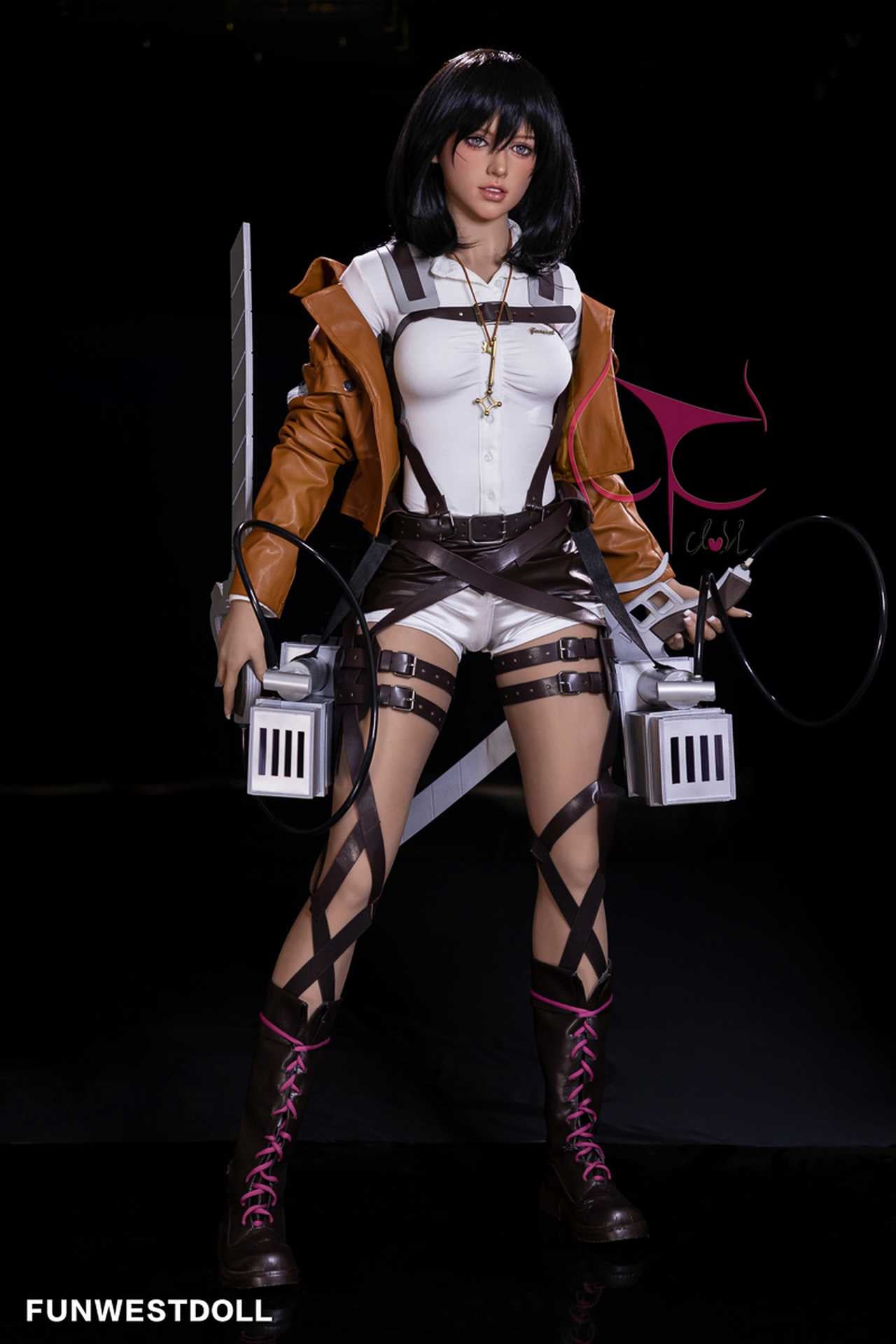 Funwest Emerald: An Anime Fighter Doll with A-Cup Features Anmodolls Funwest
