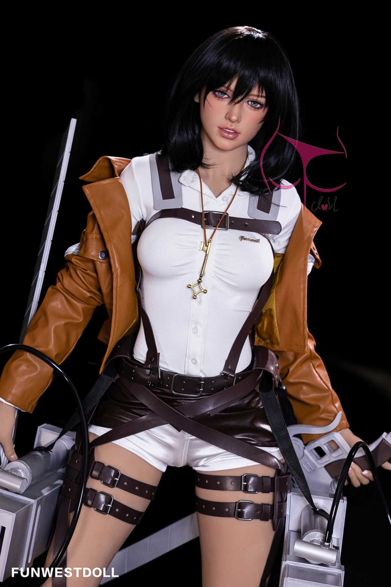 Funwest Emerald: An Anime Fighter Doll with A-Cup Features Anmodolls Funwest