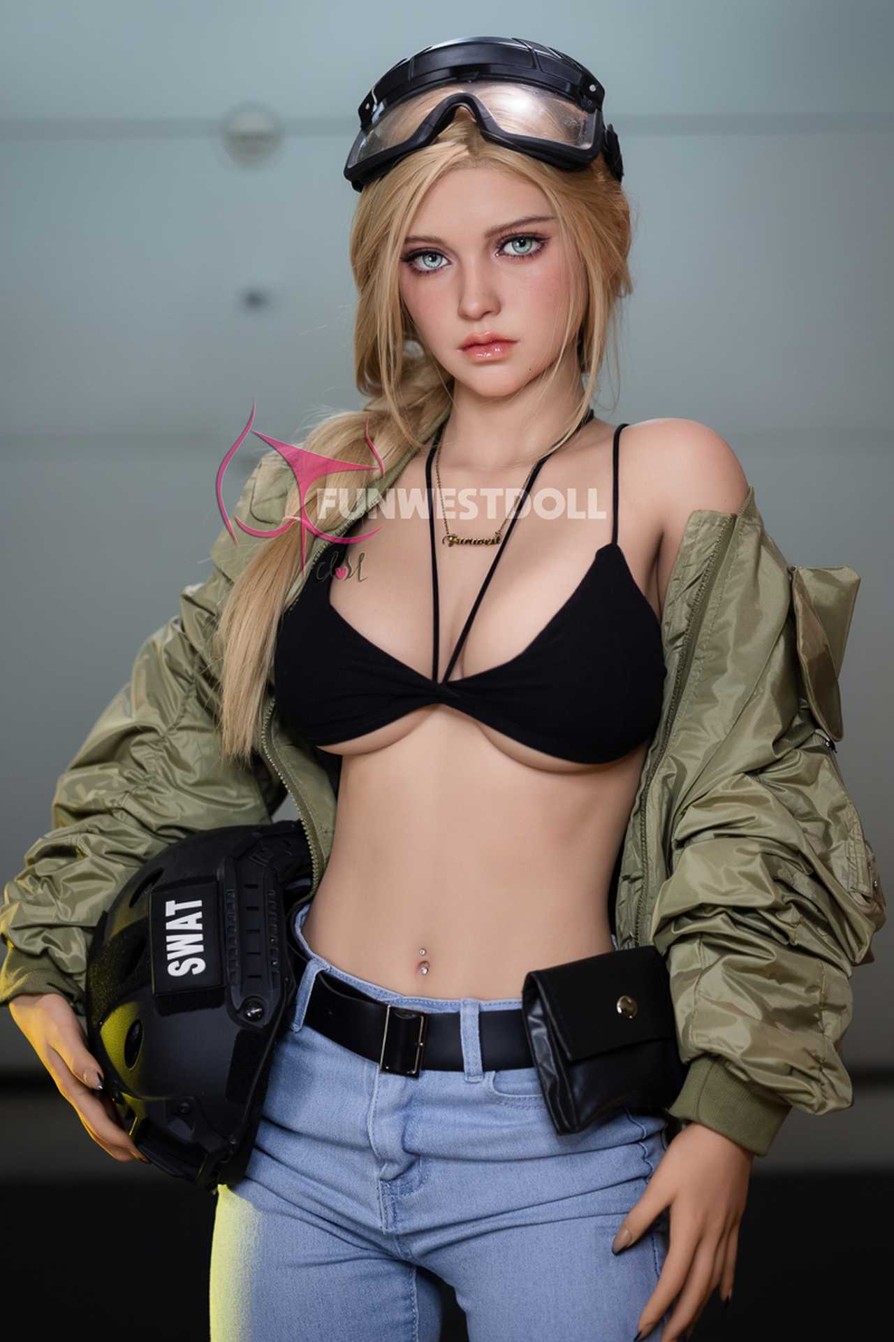 Funwest Carlene: Blonde Teen Doll with F-Cup Breasts and Alluring Orifices Anmodolls Funwest