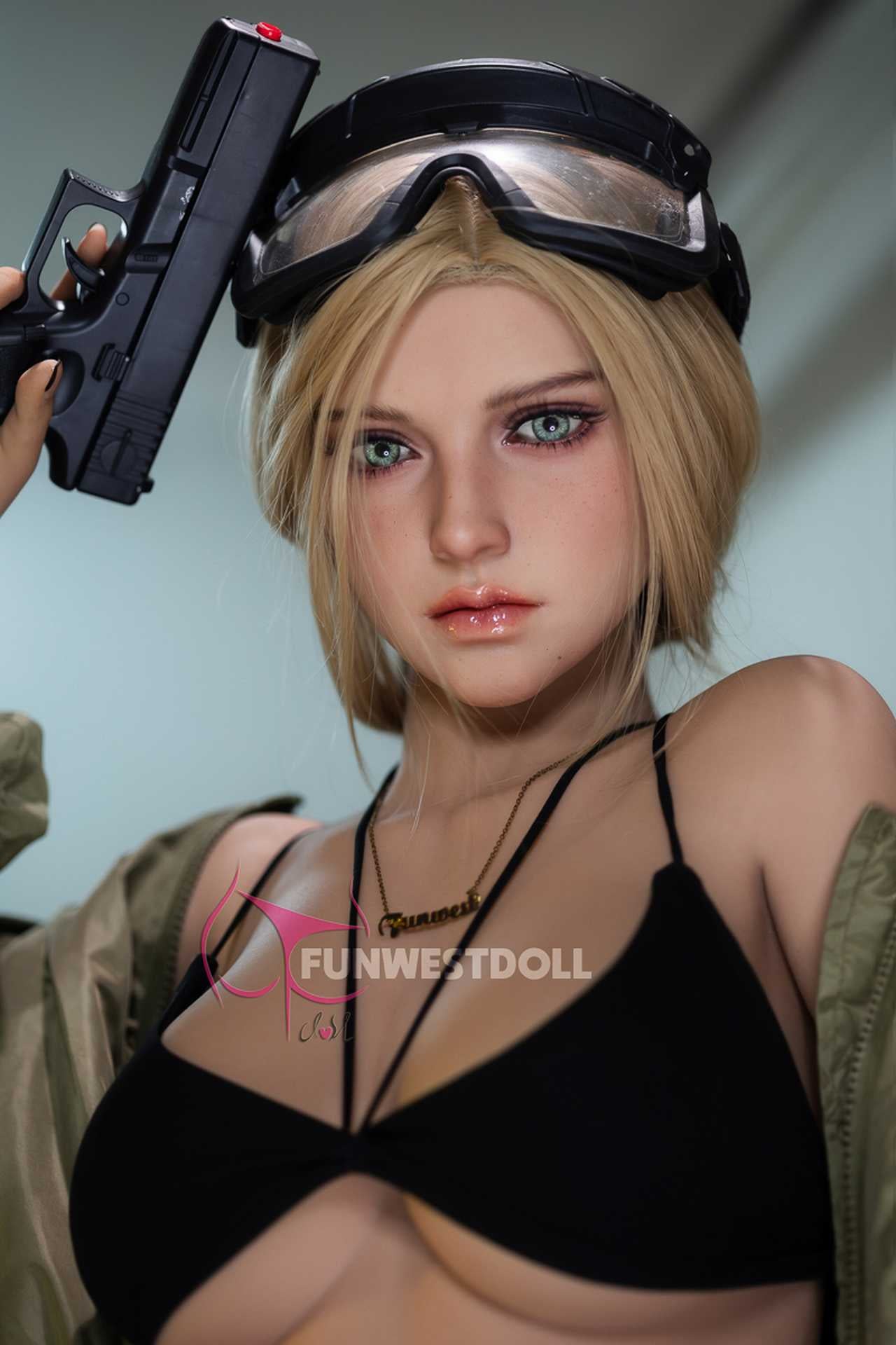 Funwest Carlene: Blonde Teen Doll with F-Cup Breasts and Alluring Orifices Anmodolls Funwest