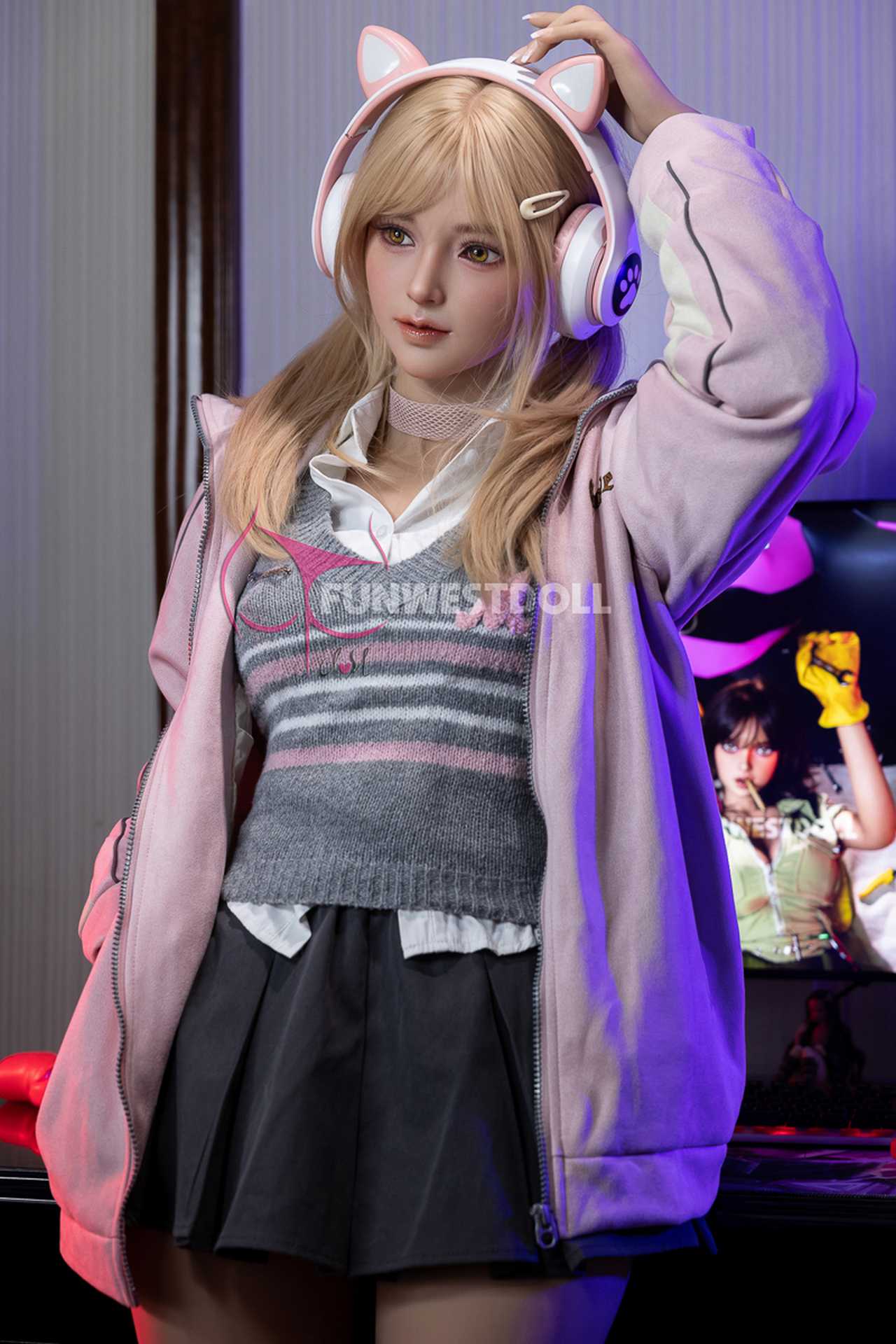 Funwest Evgeniya: 159cm TPE Doll with A-Cup Breasts and Gaming Enthusiasm Anmodolls Funwest