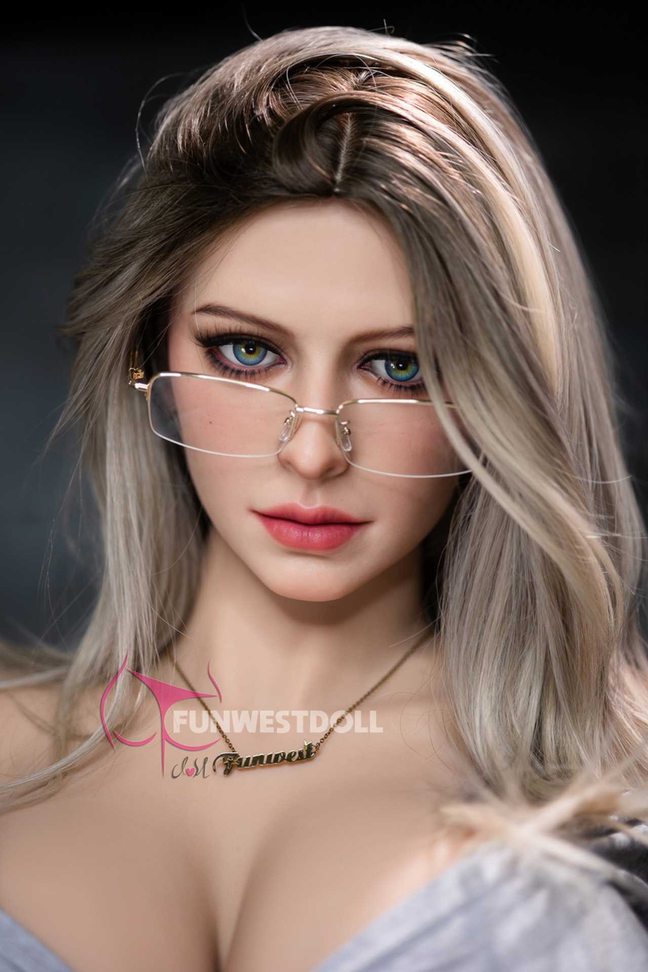 Funwest Janette: 165cm Hot Blonde School Teacher Doll with K-Cup Breasts Anmodolls Funwest