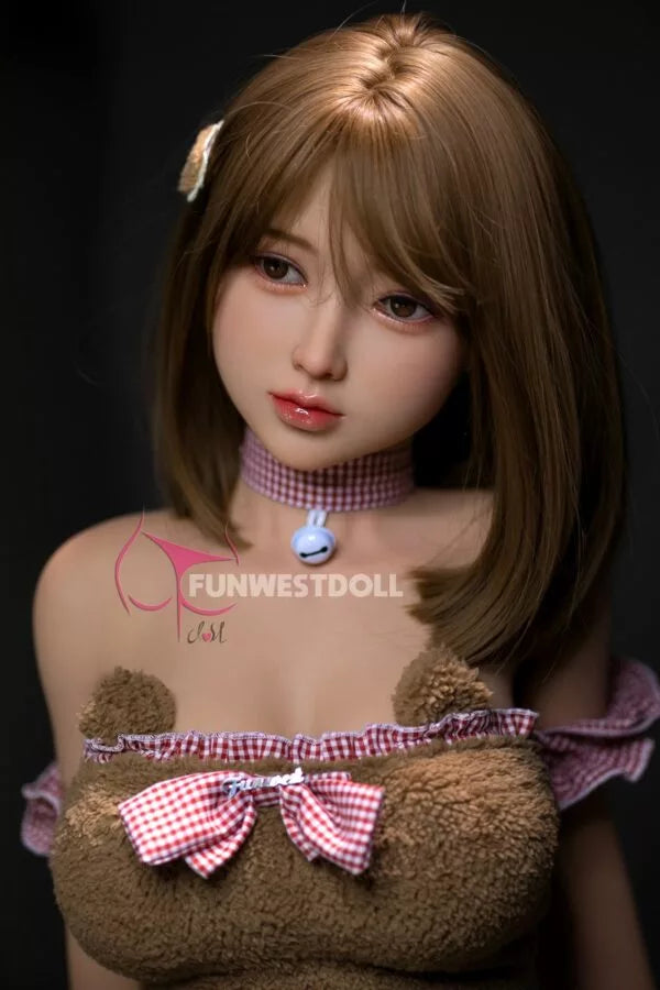 Embrace Your Wildest Dreams with Amy, the Leather Tight Dress Asian Sex Doll (USA Stock) Anmodolls Funwest