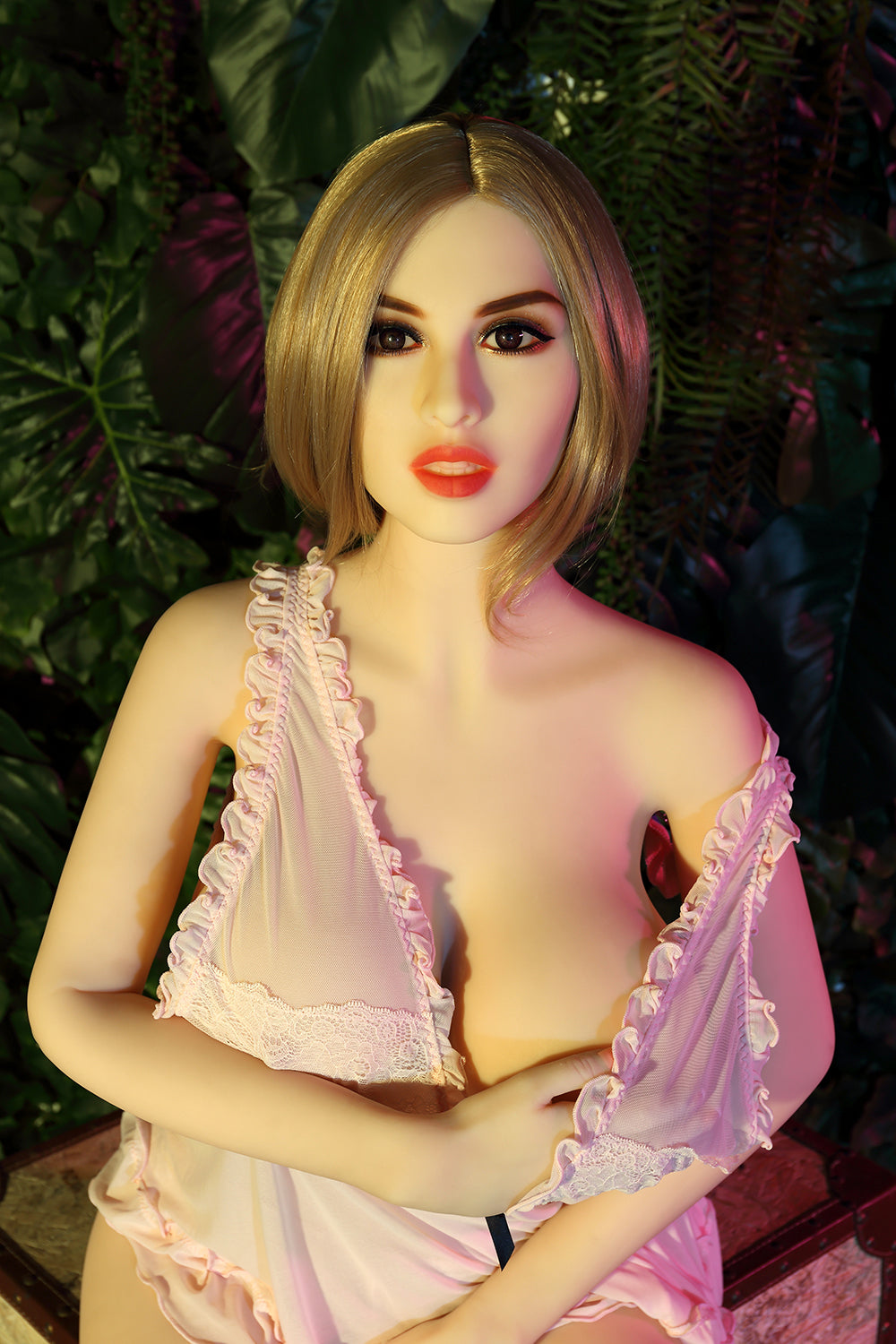 Hot Wife, Hotter Sex Doll: 150cm G Cup Remi in White Sleeping Outfit Anmodolls JS Dolls