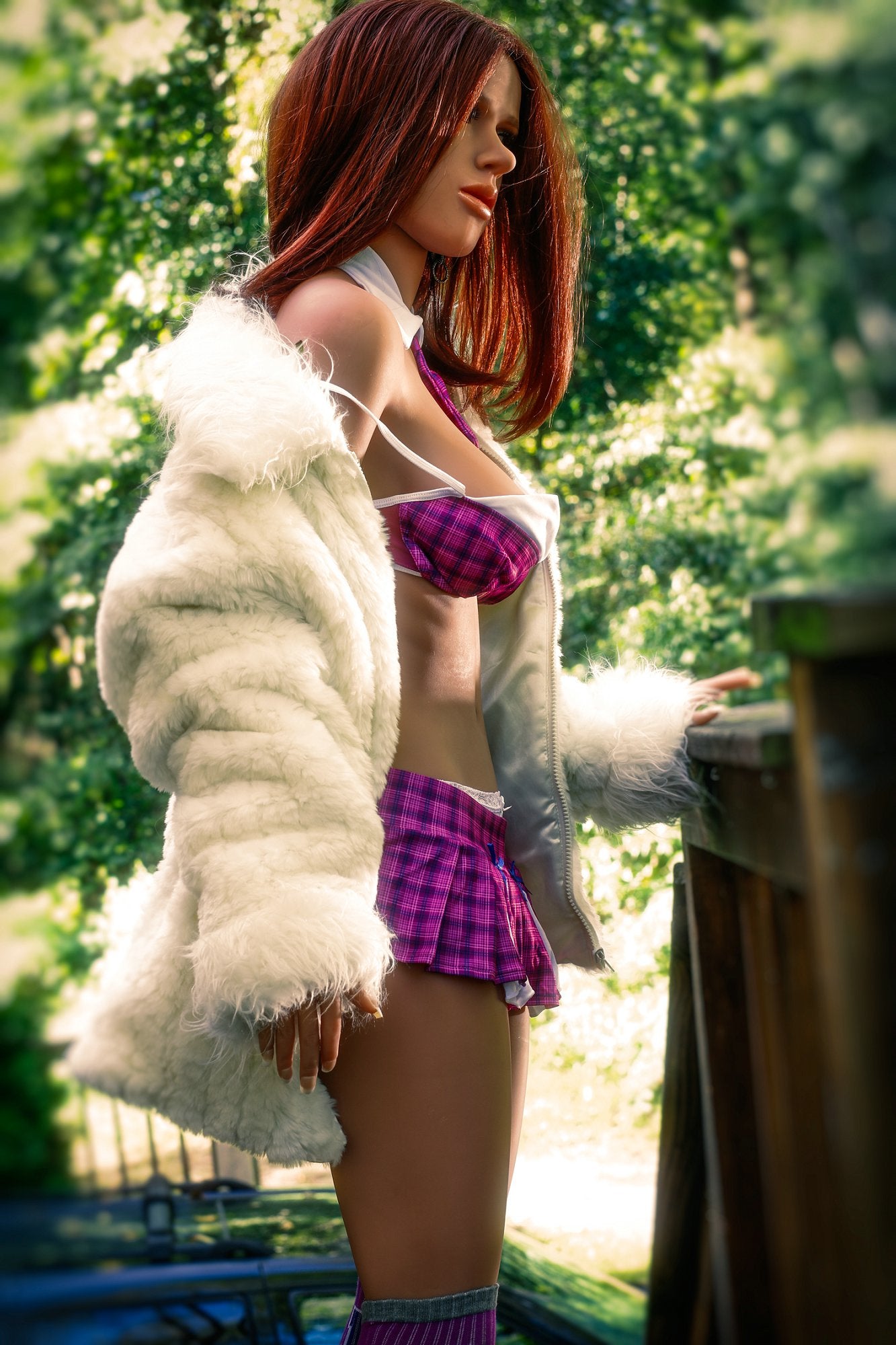 Chaher: YL Doll's Slim 154cm Sex Doll with Petite Breasts and Hot Skirt Anmodolls YL