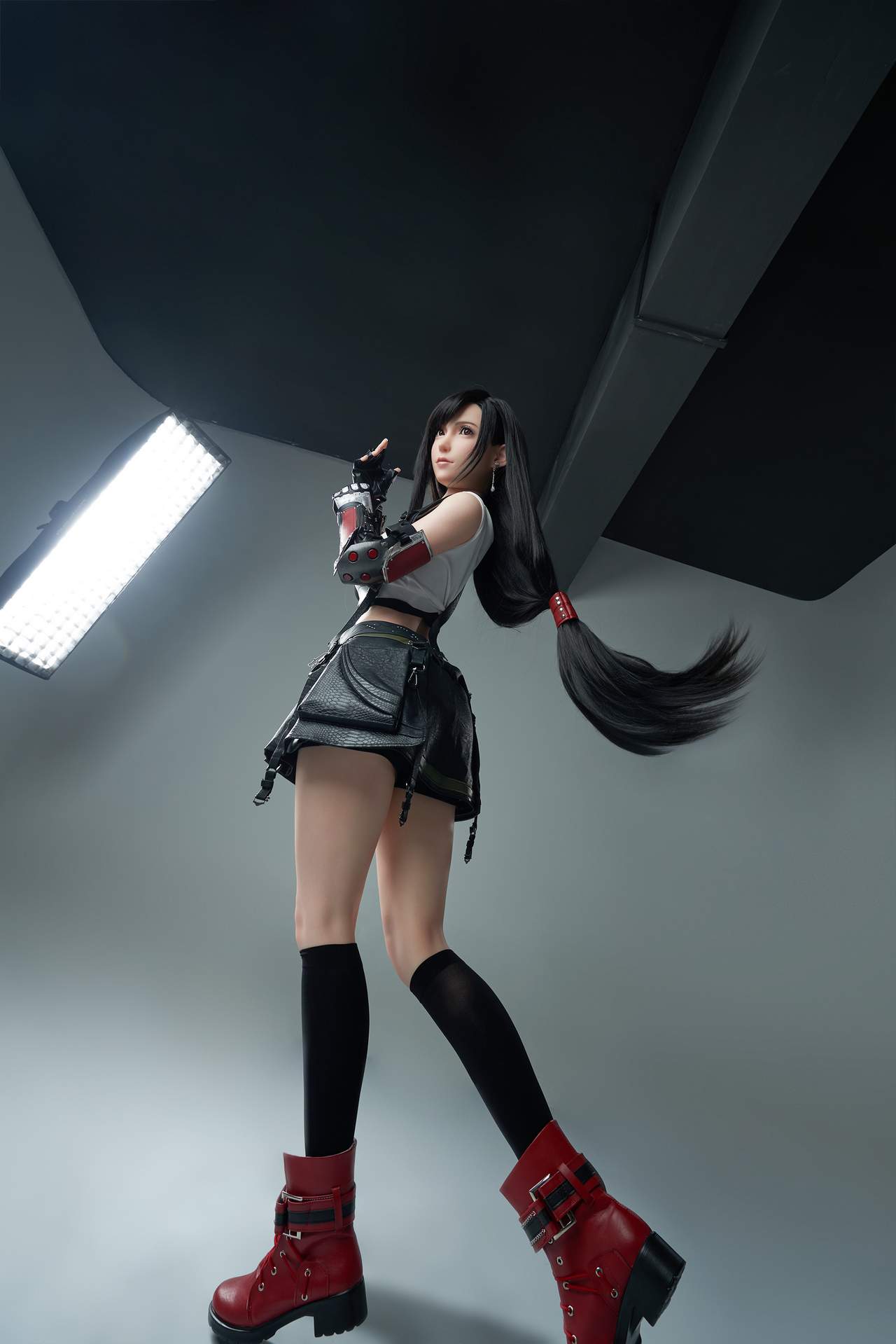Gamelady Tifa Sex Doll: 168cm Full Silicon, Hot Figure from Final Fantasy VII Anmodolls GameLady