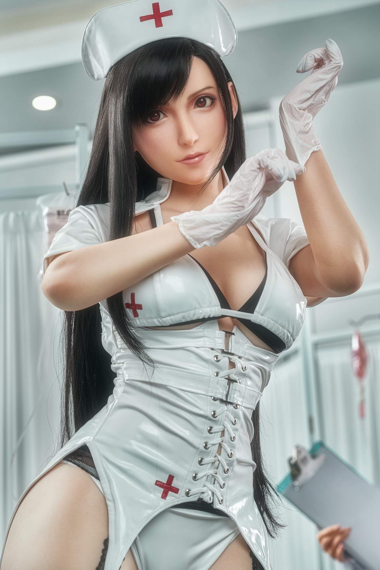 Full Silicon Gamelady Tifa Sex Doll - 168cm, D-Cup, Hot Video Game Actress Anmodolls GameLady