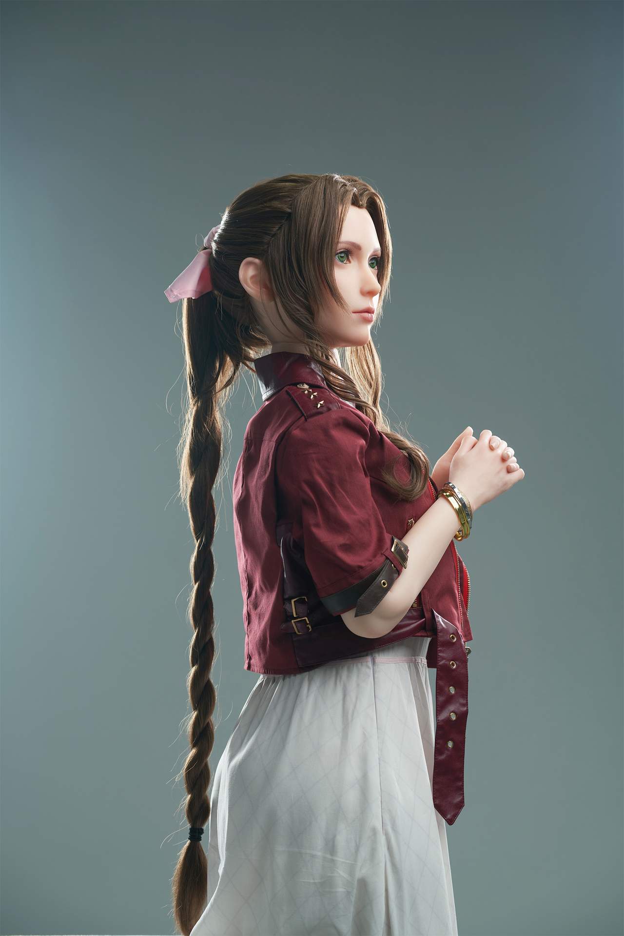 Aerith Gamelady Sex Doll: Full Silicon, 167cm, Inspired by Final Fantasy VII Anmodolls GameLady