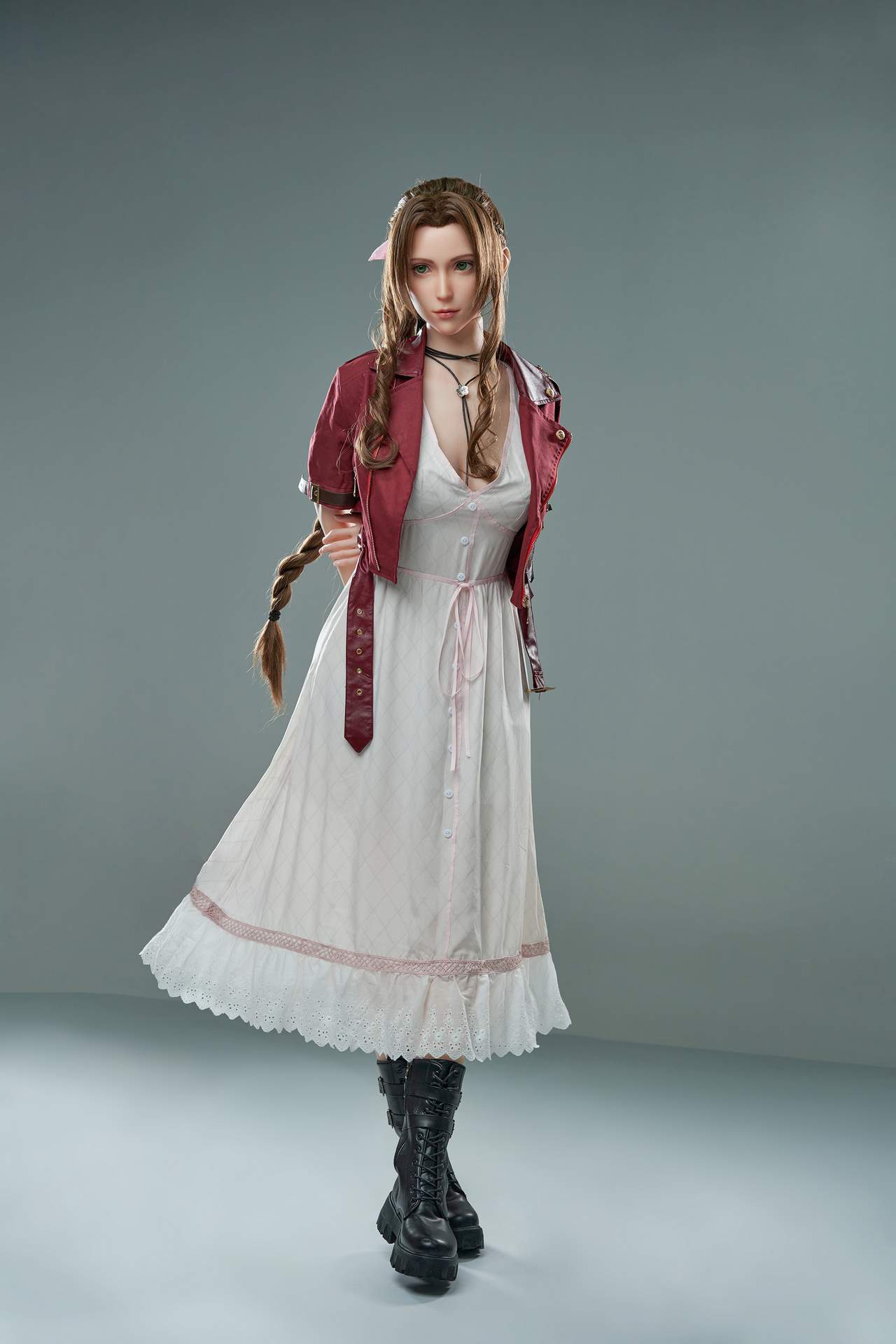 Aerith Gamelady Sex Doll: Full Silicon, 167cm, Inspired by Final Fantasy VII Anmodolls GameLady